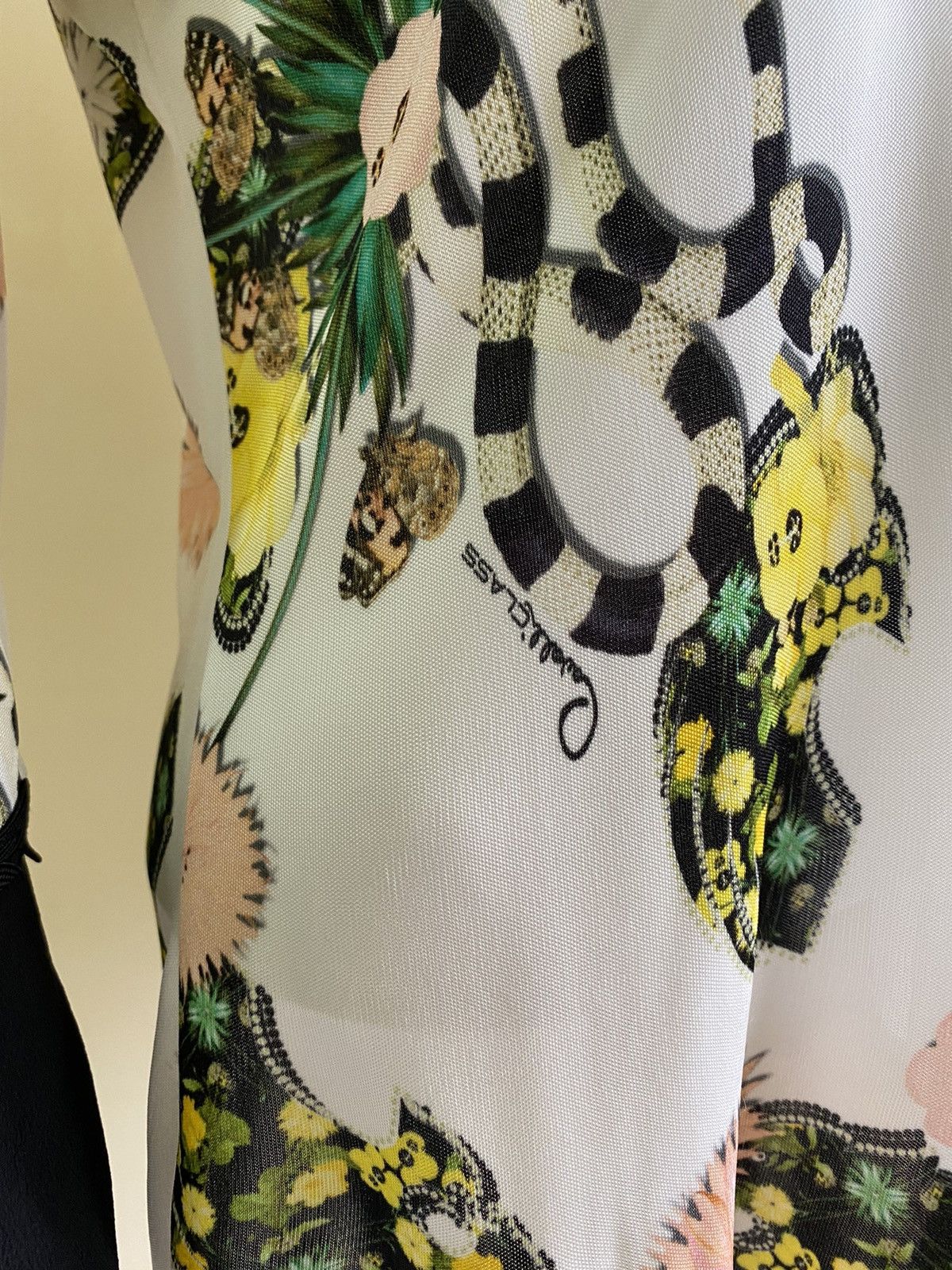 Roberto Cavalli Roberto Cavalli Class Floral Long Sleeve Top Size M-L Size M / US 6-8 / IT 42-44 - 5 Thumbnail