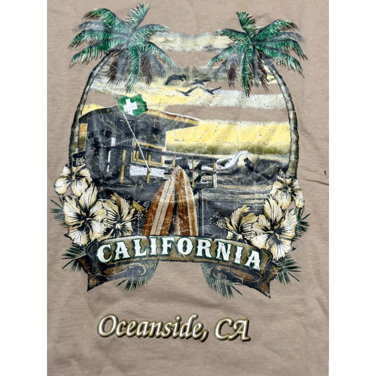 Vintage Alstyle Shirt Men's Large Brown Short Sleeve Crew Neck Graphic Print Shirt Size US L / EU 52-54 / 3 - 5 Thumbnail