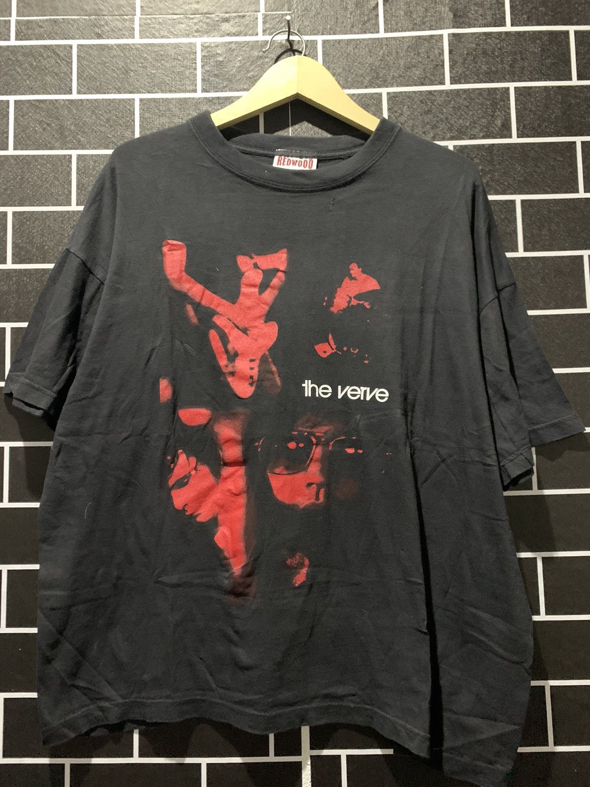 image of Band Tees x Vintage The Verve Shirt, Britpop,oasis,blur in Black, Men's (Size XL)