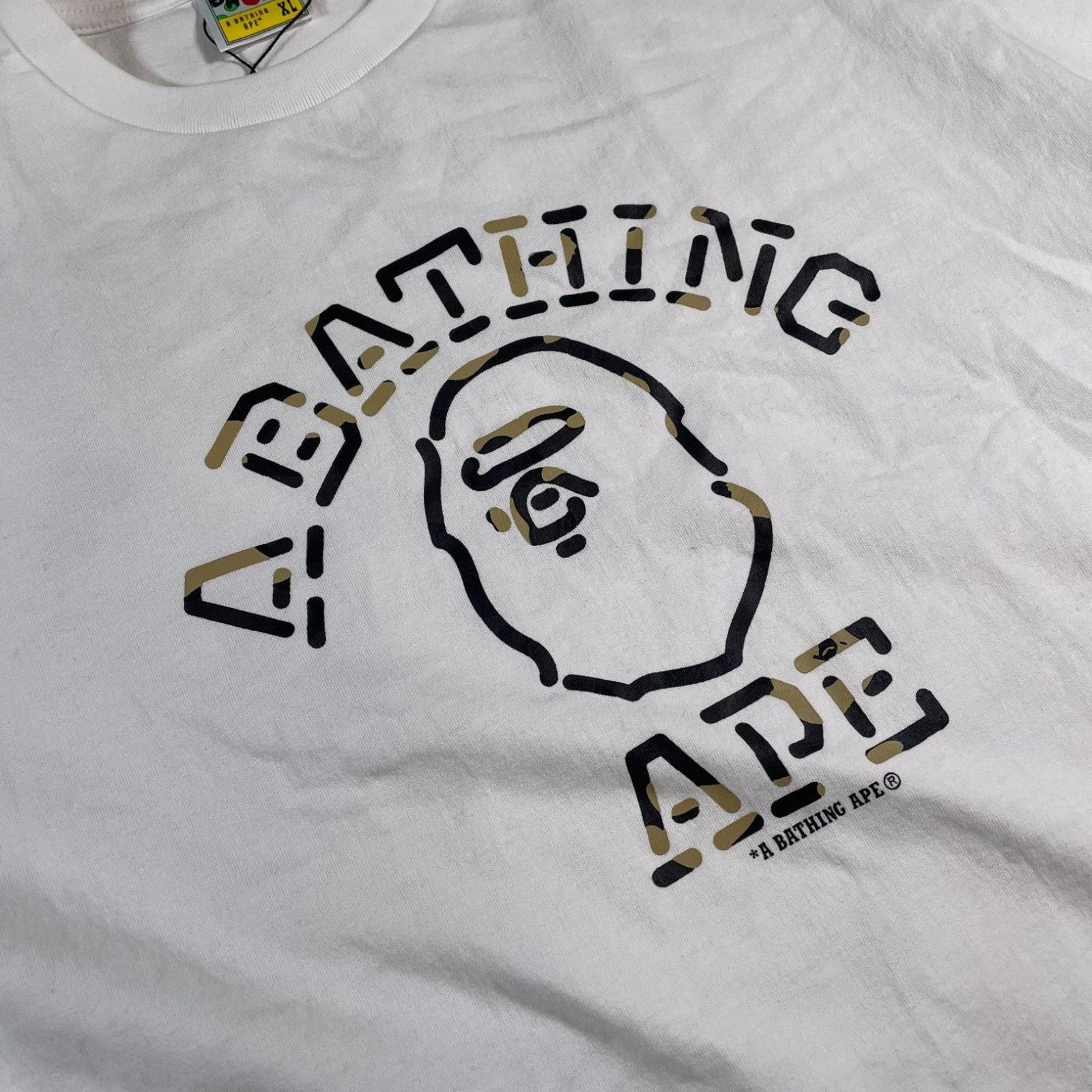 Bape Bape 'Ape Dessert' White Camo Tee Size US XL / EU 56 / 4 - 2 Thumbnail