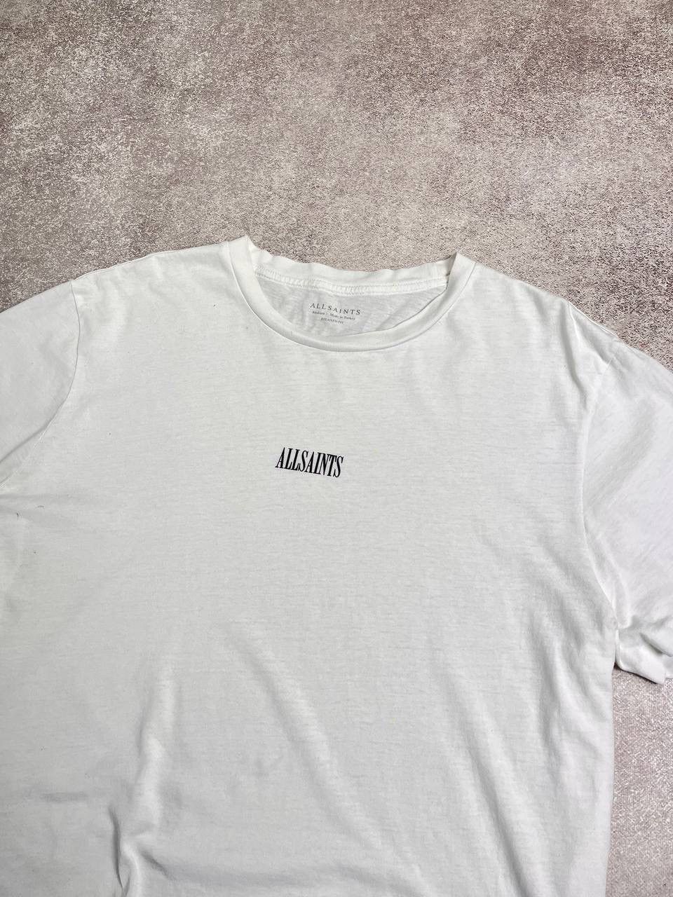 Allsaints × Vintage Vintage Allsaints Center Logo White T-shirt M Size US M / EU 48-50 / 2 - 3 Thumbnail
