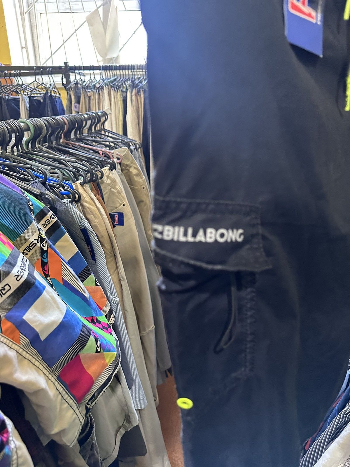 Billabong × Vintage Vintage billabong shorts size 34 surf big logo rare swim Size US 34 / EU 50 - 4 Thumbnail