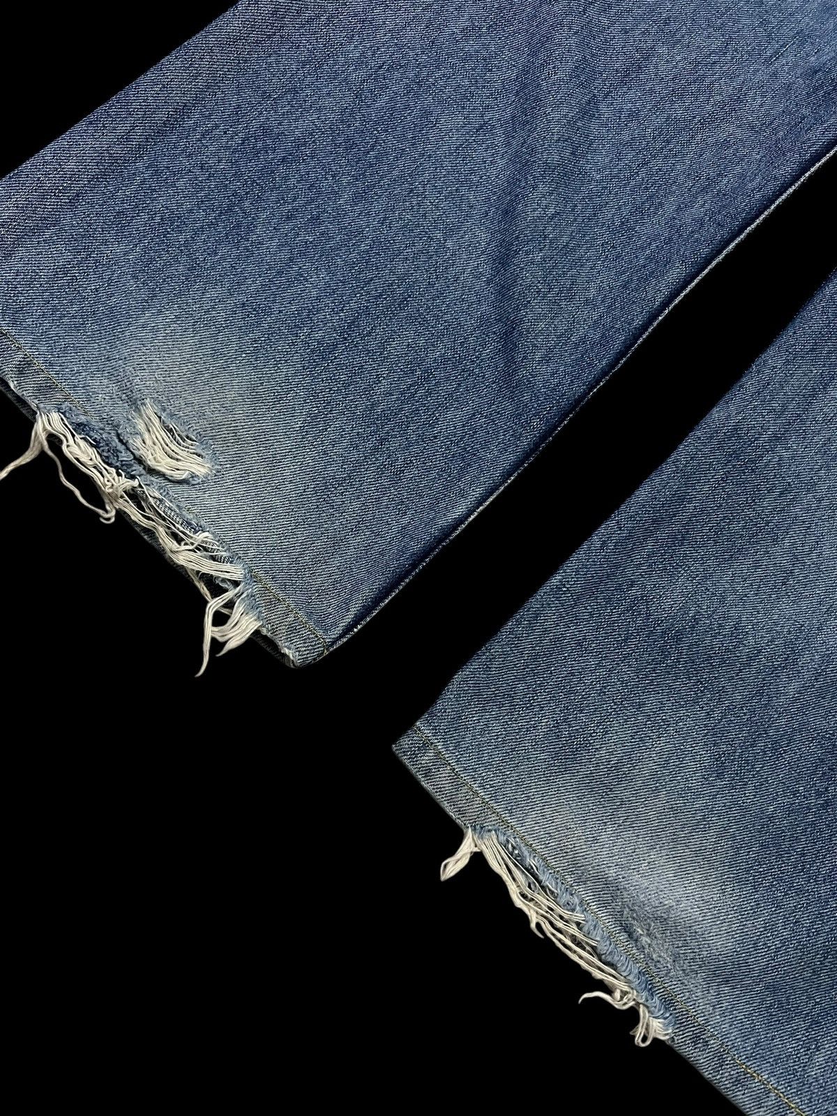 Levi's × Levi's Vintage Clothing 🌈90s Levis 512 Distress Light Wash Baggy Jean Size US 30 / EU 46 - 8 Thumbnail