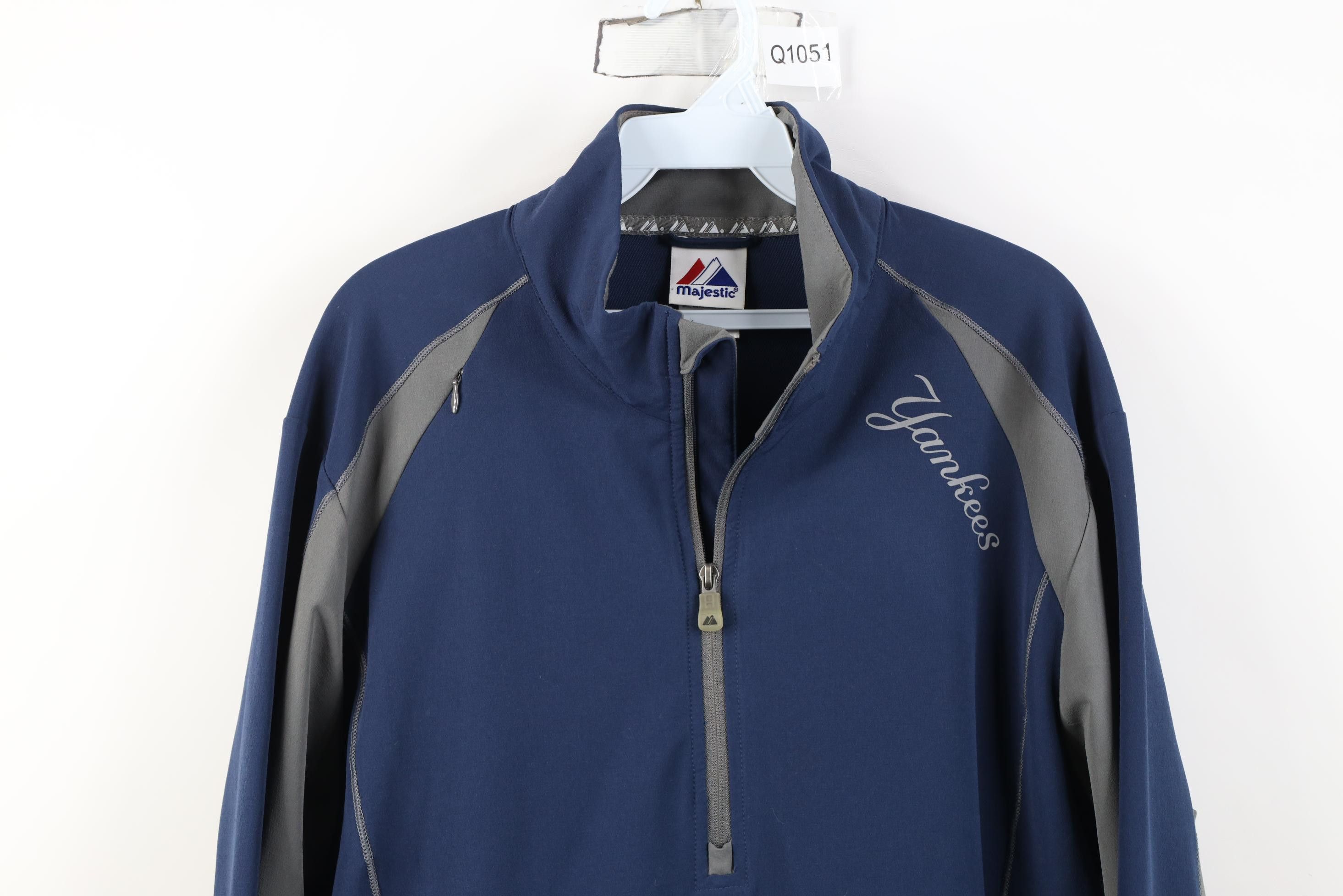 Majestic Majestic New York Yankees Baseball 1/4 Zip Pullover Jacket Size US L / EU 52-54 / 3 - 2 Thumbnail