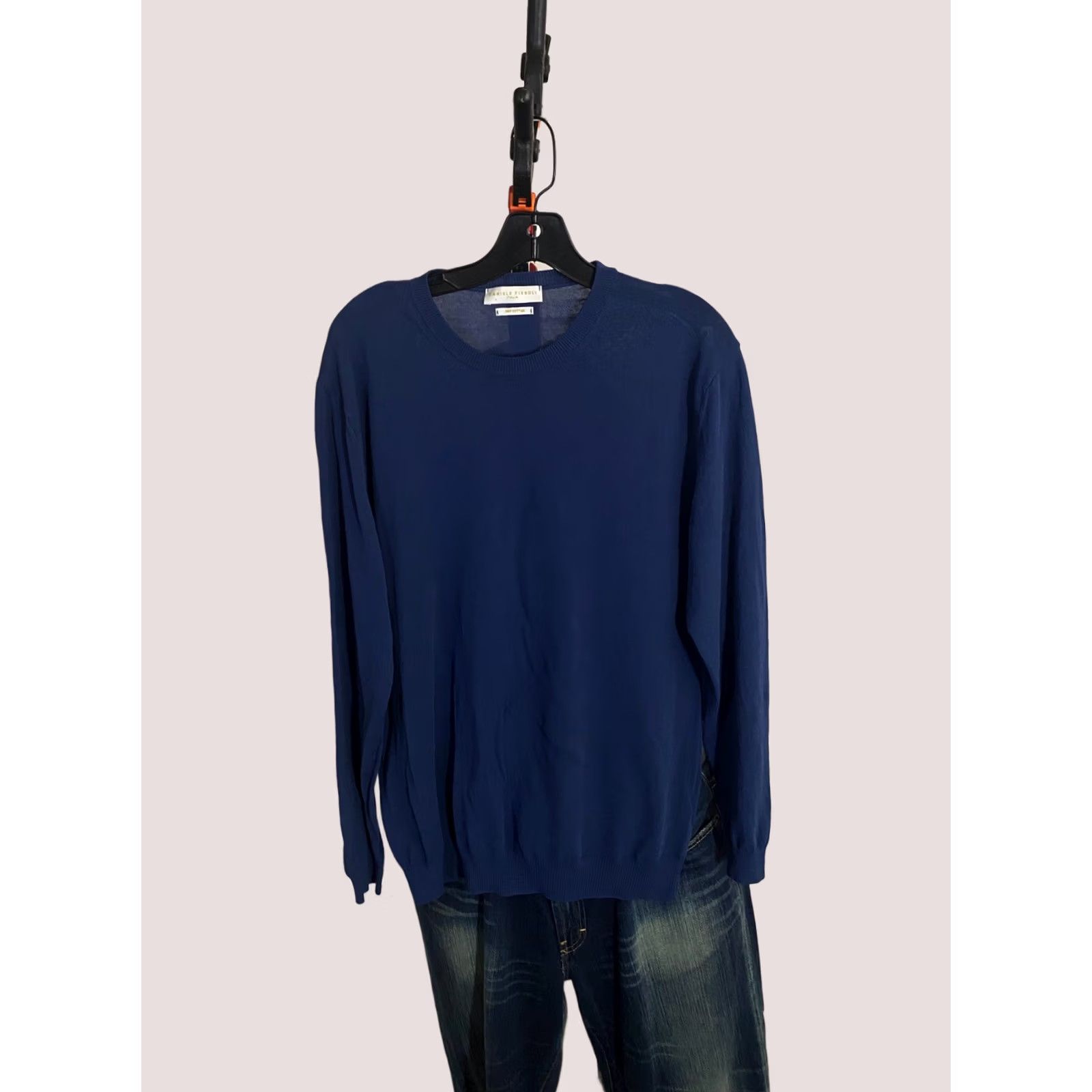 Daniele Fiesoli Daniele Fiesoli Italy Bluish Ctn Light Weight Sweater Shirt XL Extra Large Size US XL / EU 56 / 4 - 1 Thumbnail