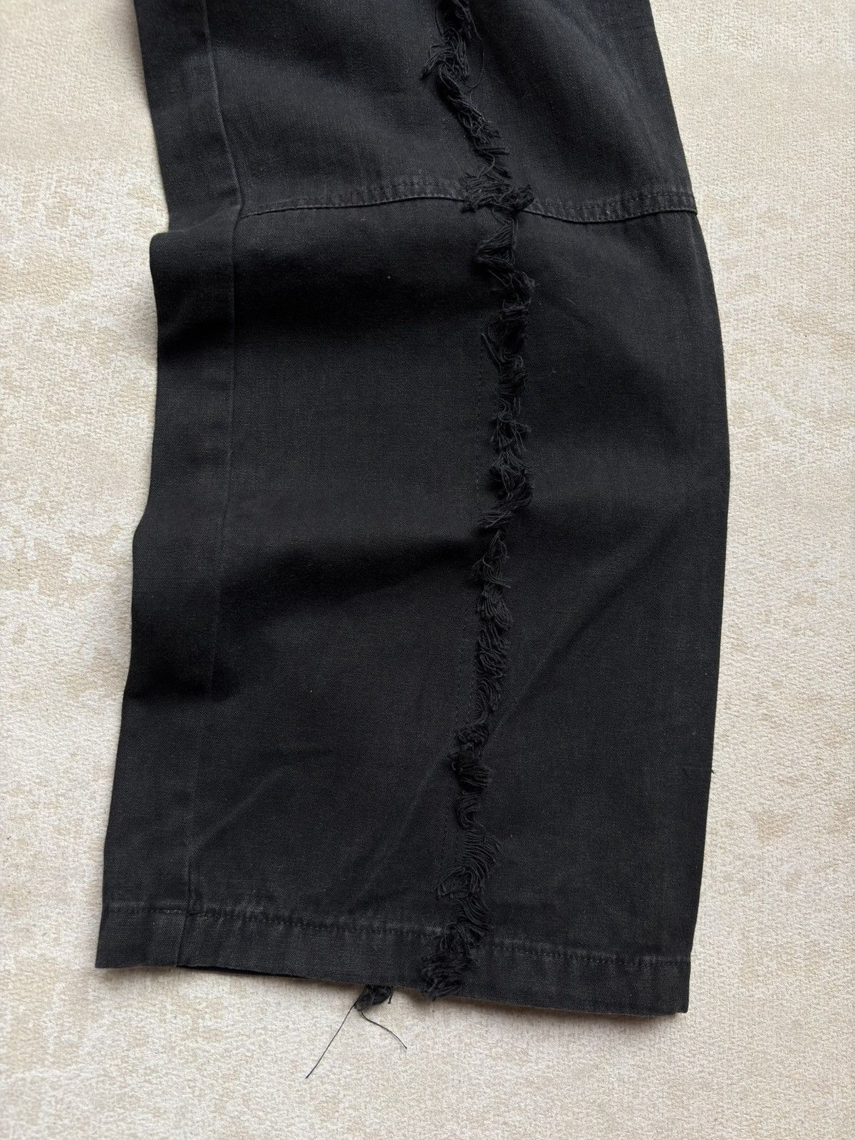 PPFM VERTGARMENTS frayed cargo pants Size US 26 / EU 42 - 4 Thumbnail
