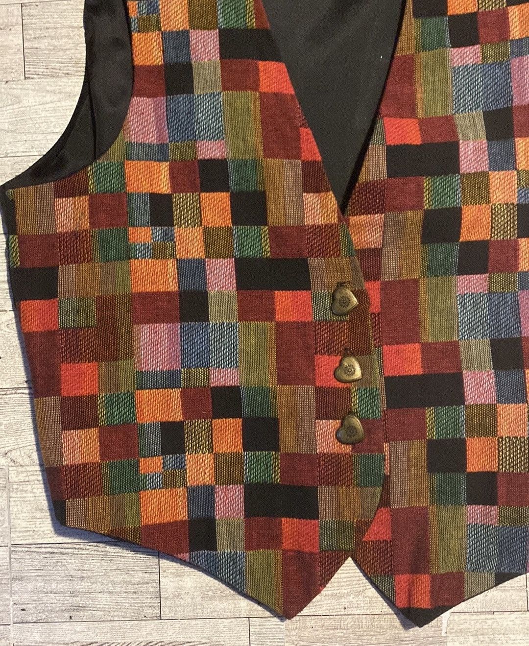 Vintage The Limited, Vintage, Plaid, Festive, Sleeveless Vest, OSFM Size ONE SIZE - 11 Thumbnail