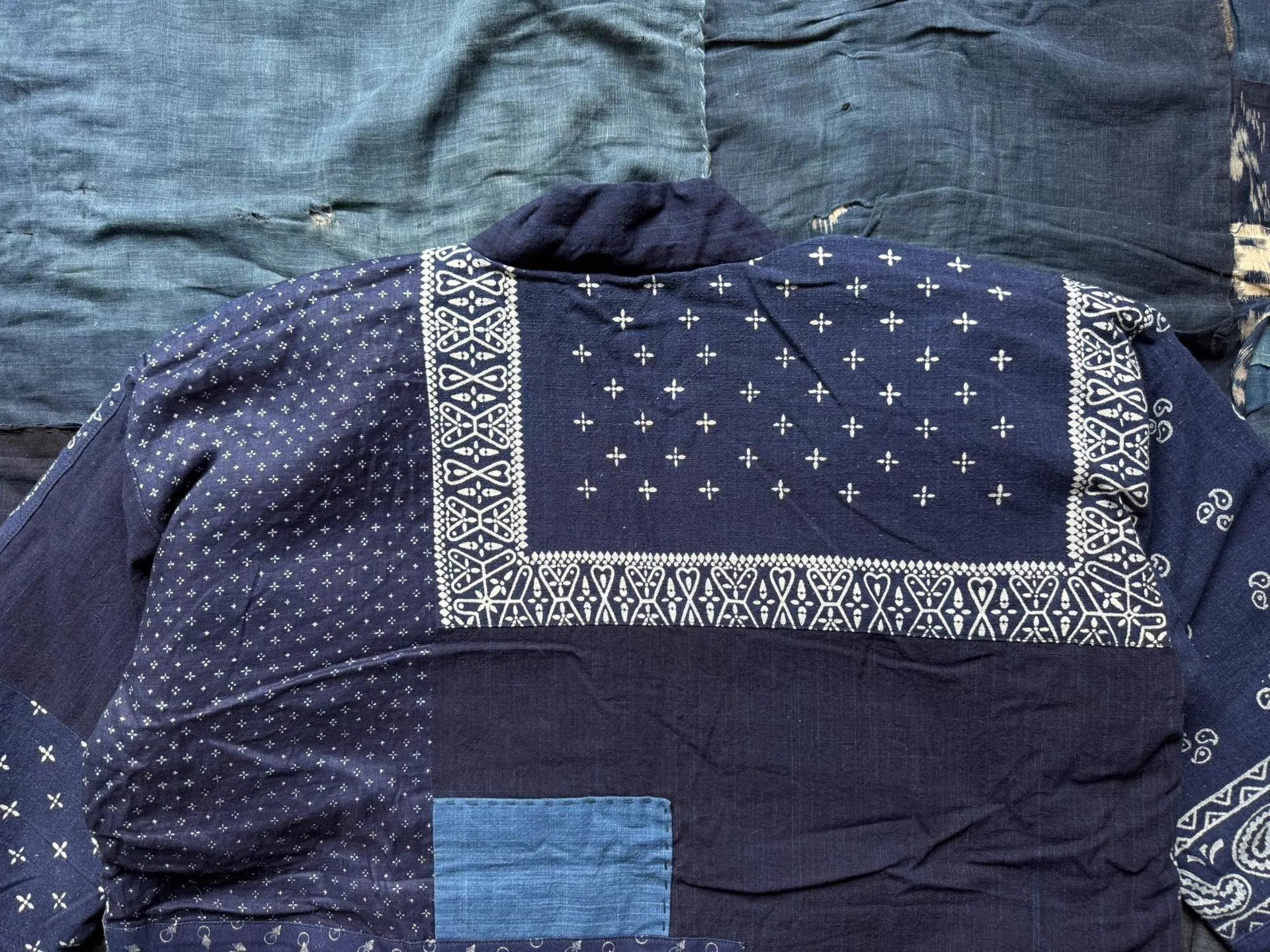 Soulive Soulive Distressed Vintage Fabric Cotton Daopao Jacket Size US M / EU 48-50 / 2 - 5 Thumbnail