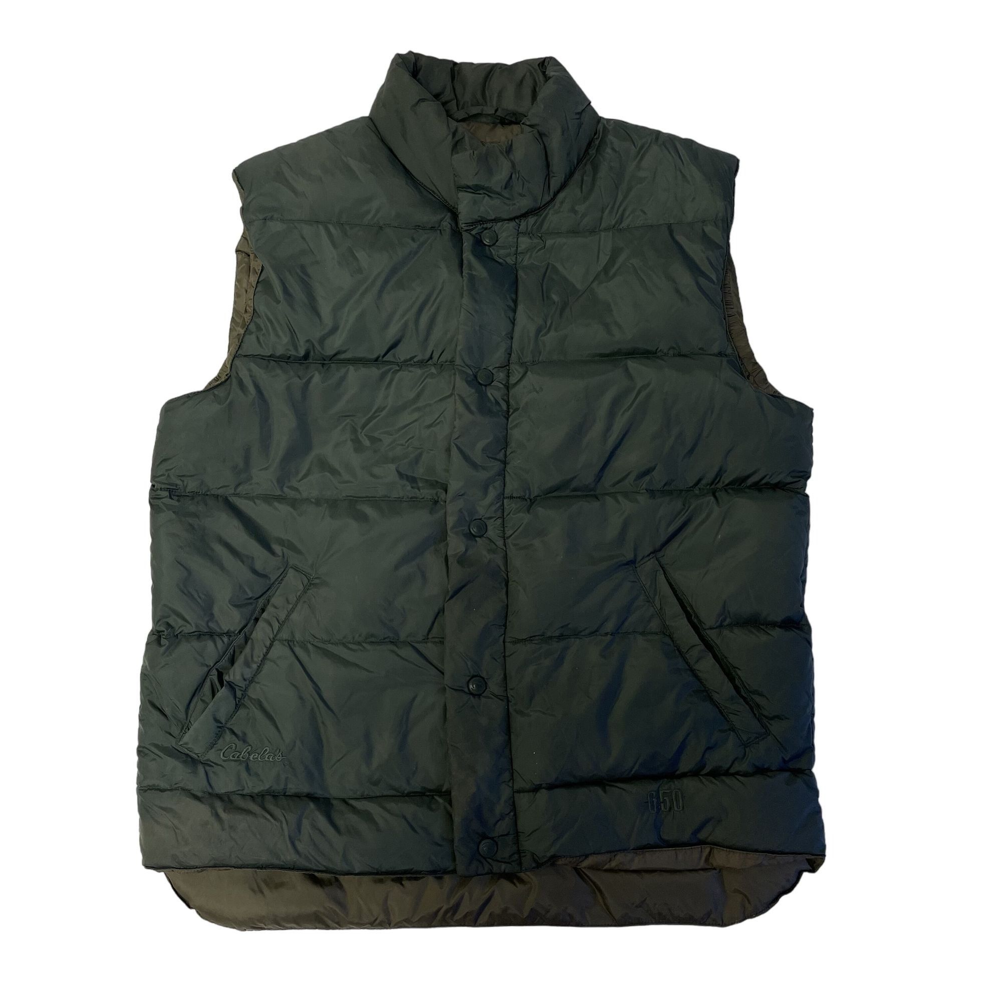 Cabelas Vtg Cabela's Green GOOSE DOWN Filled Waistcoat Hunting Vest Size US M / EU 48-50 / 2 - 1 Thumbnail