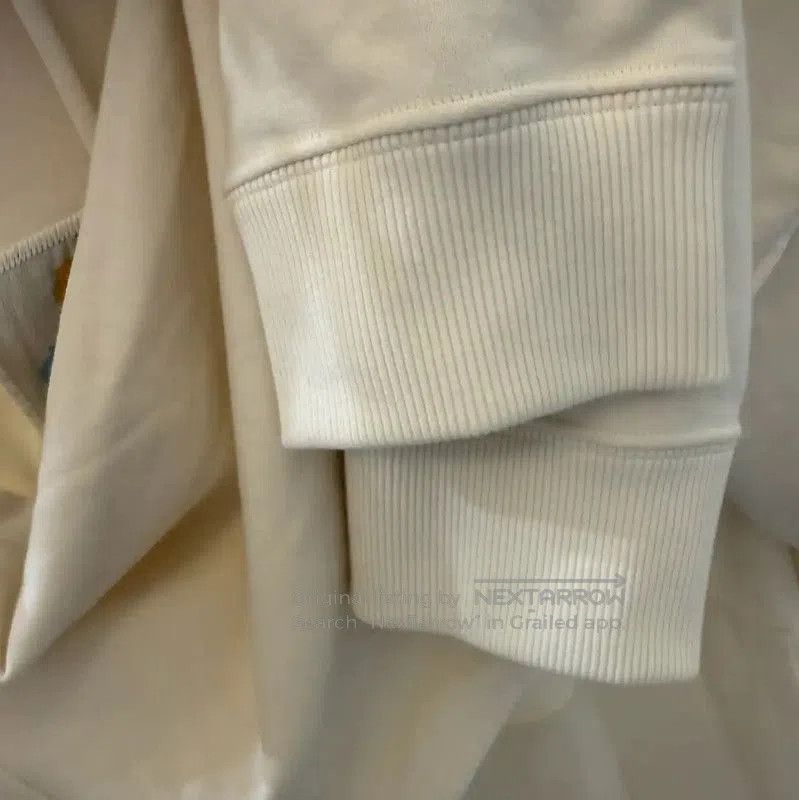 Fendi Fendi Cream Embroidered Cotton Hoodie for Men . Size US XL / EU 56 / 4 - 7 Thumbnail