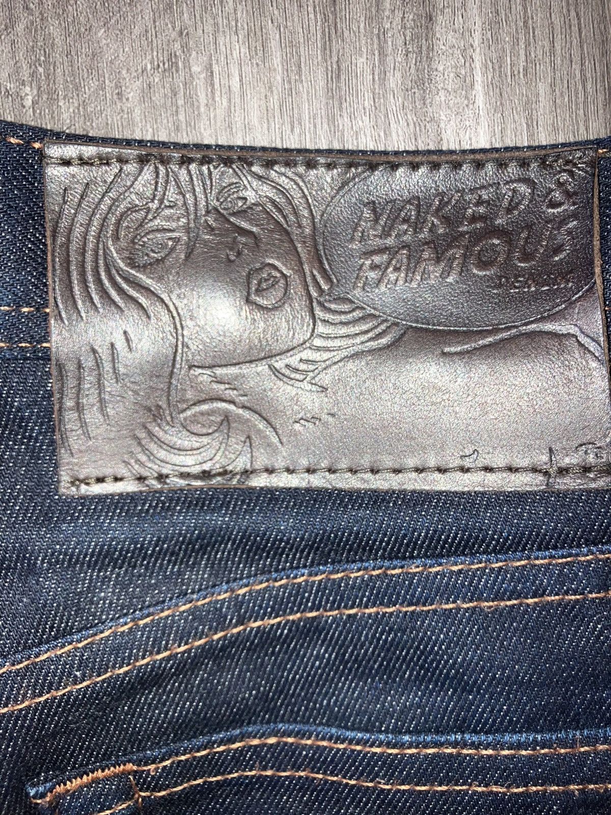 Naked & Famous Naked and Famous Weird Guy Raw Denim Size US 29 - 4 Thumbnail
