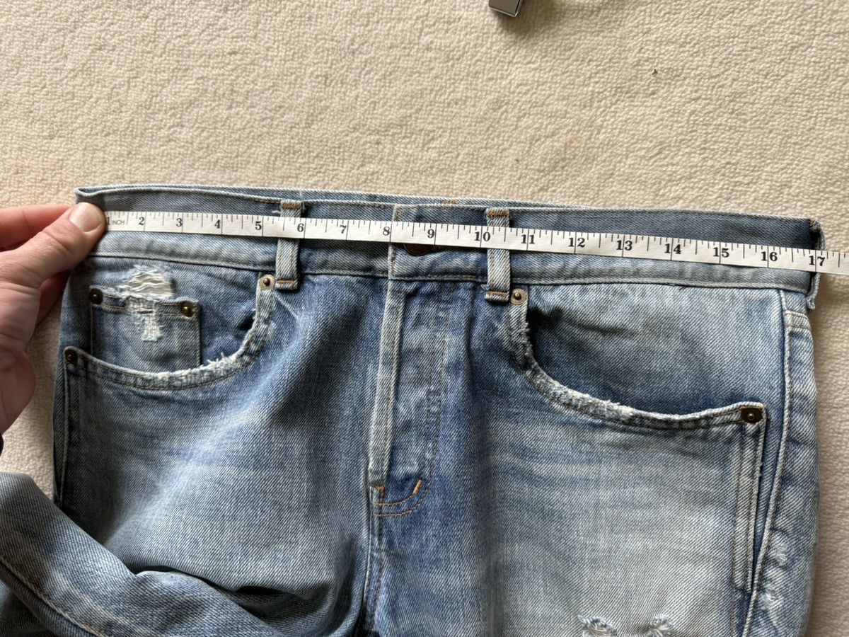 Saint Laurent Paris Saint Laurent slim ripped denim jeans 30 Santa Monica wash Size US 30 / EU 46 - 2 Thumbnail