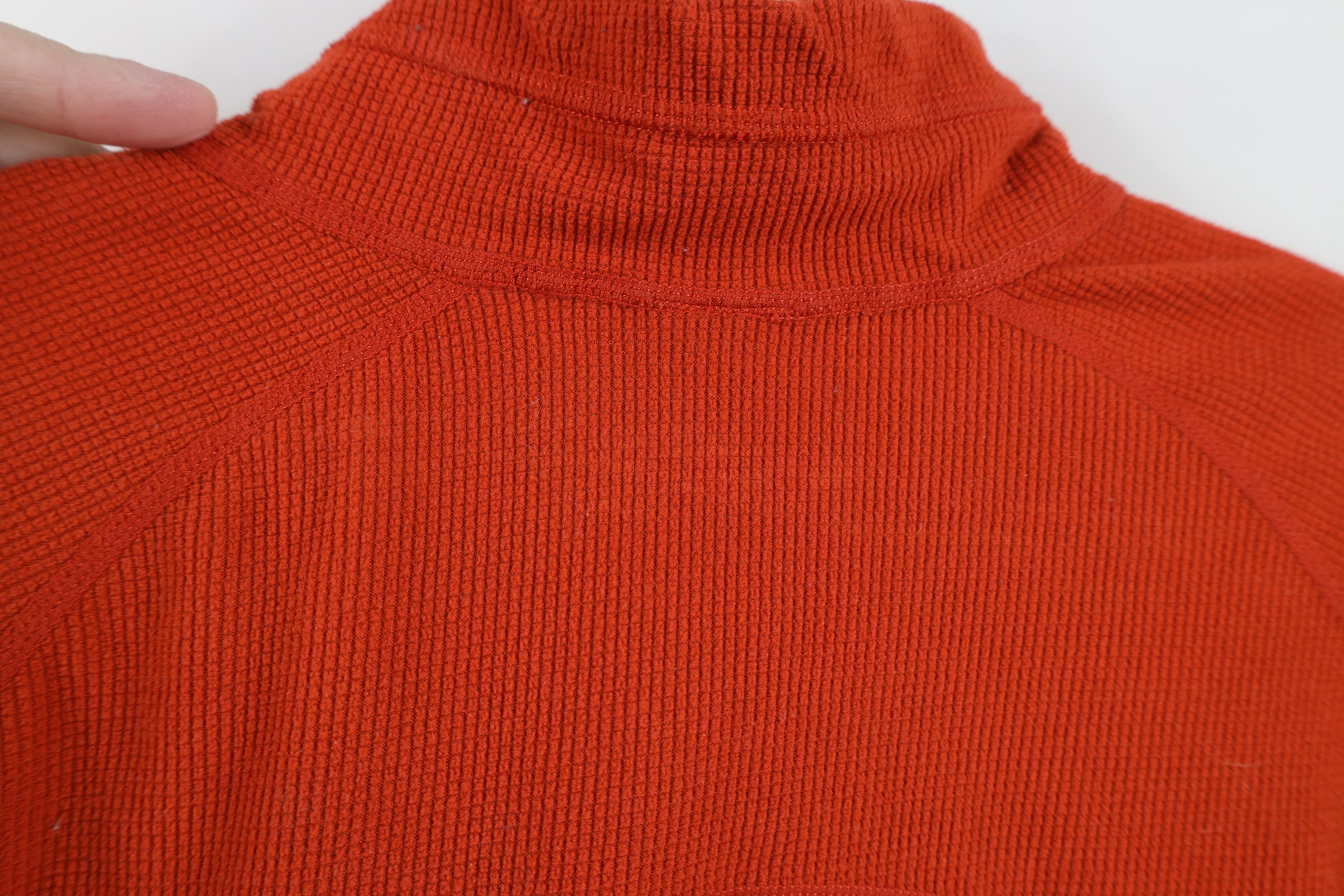 Nike Vintage Nike ACG Mini Swoosh Thermal Fleece Sweater Orange Size US S / EU 44-46 / 1 - 10 Thumbnail