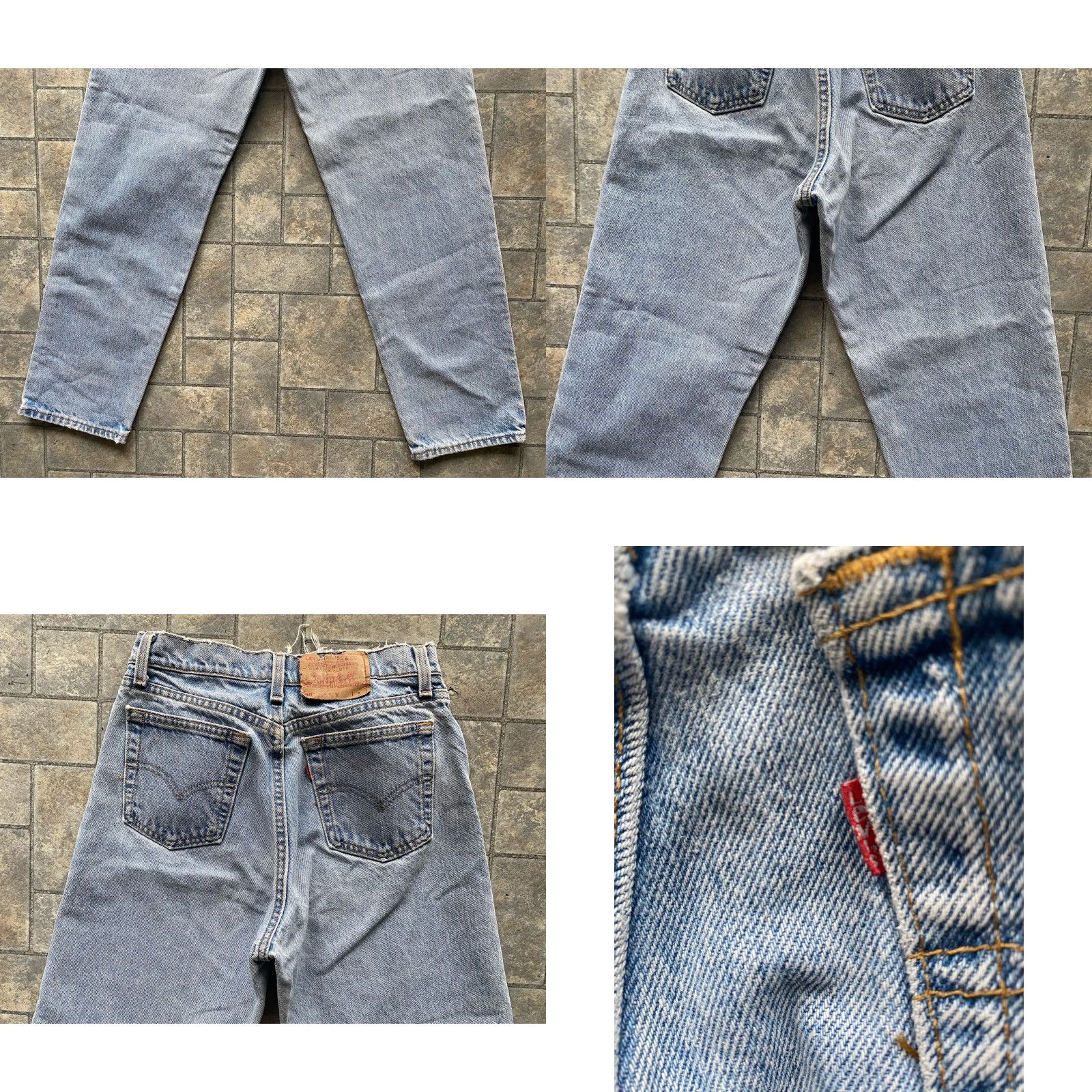 Levi's VINTAGE Levi’s 560 Jeans Women’s Blue 7 Loose Regular Fit Straight Leg USA Size 28" / US 6 / IT 42 - 9 Thumbnail