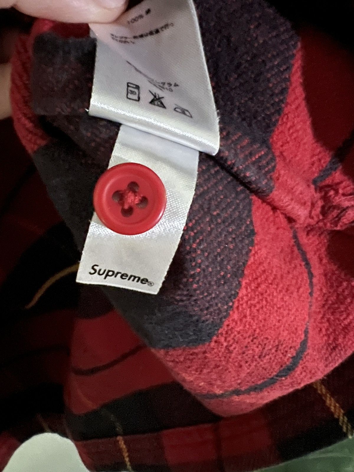 Supreme Supreme 2016 plaid quarter zip Size US M / EU 48-50 / 2 - 8 Thumbnail