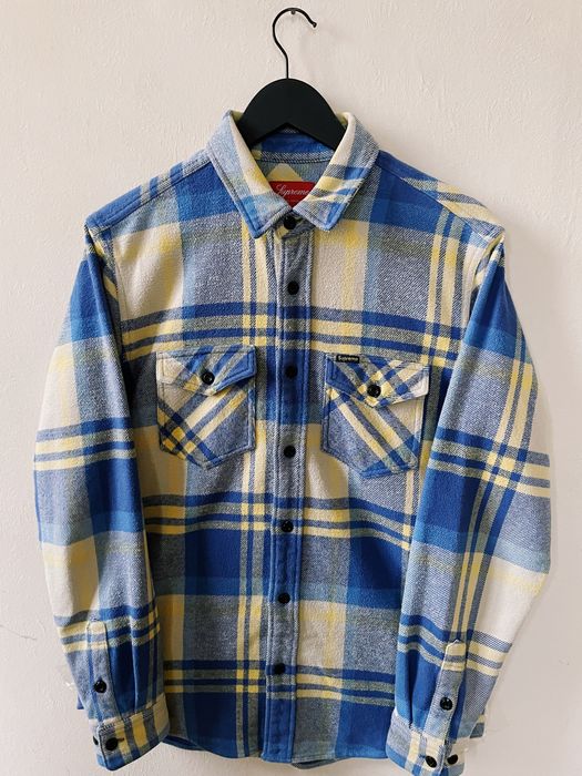 Supreme Supreme Heavyweight Plaid Flannel Shirt | Grailed