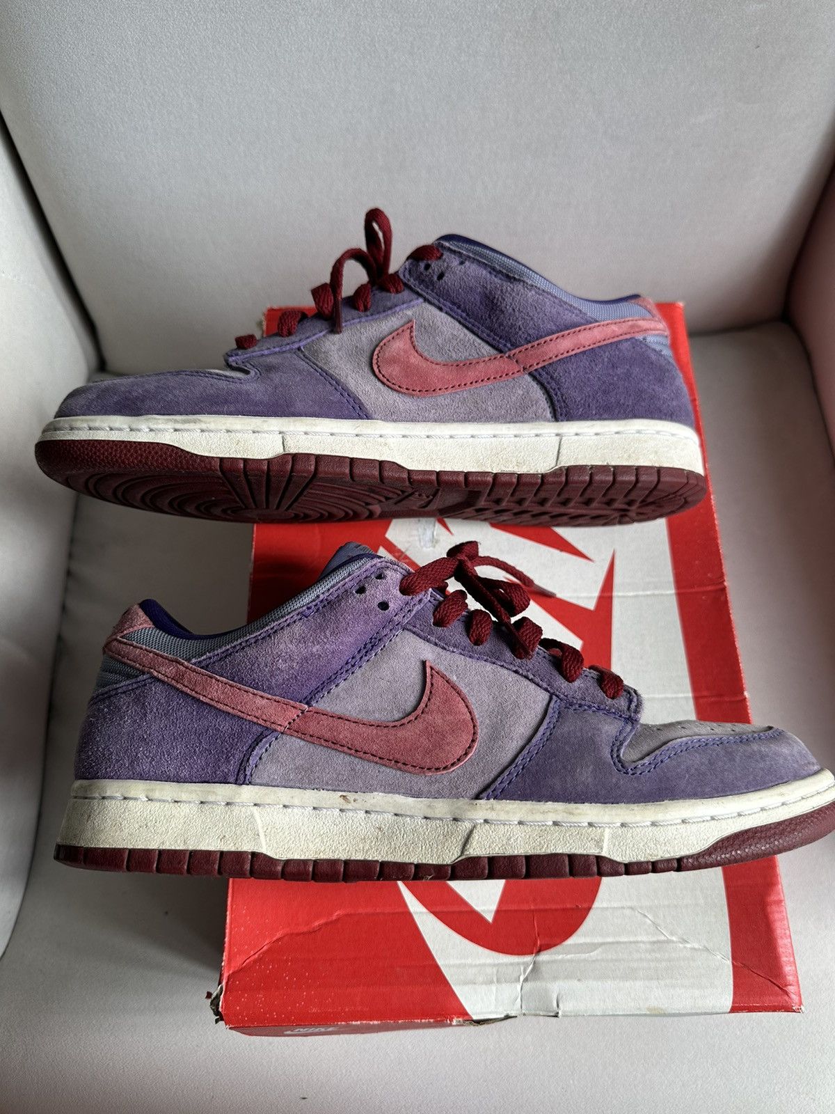 Nike × Vintage Nike dunk low plum Size US 10 / EU 43 - 6 Thumbnail