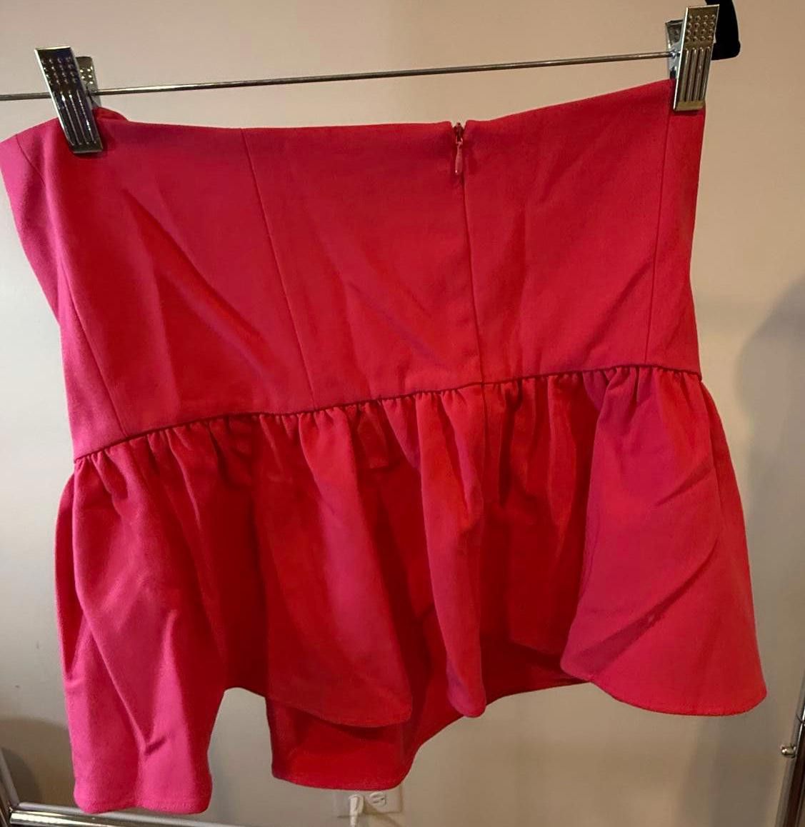 French Connection French Connection Raspberry Corset Top - Size 12 Size XL / US 12-14 / IT 48-50 - 2 Thumbnail