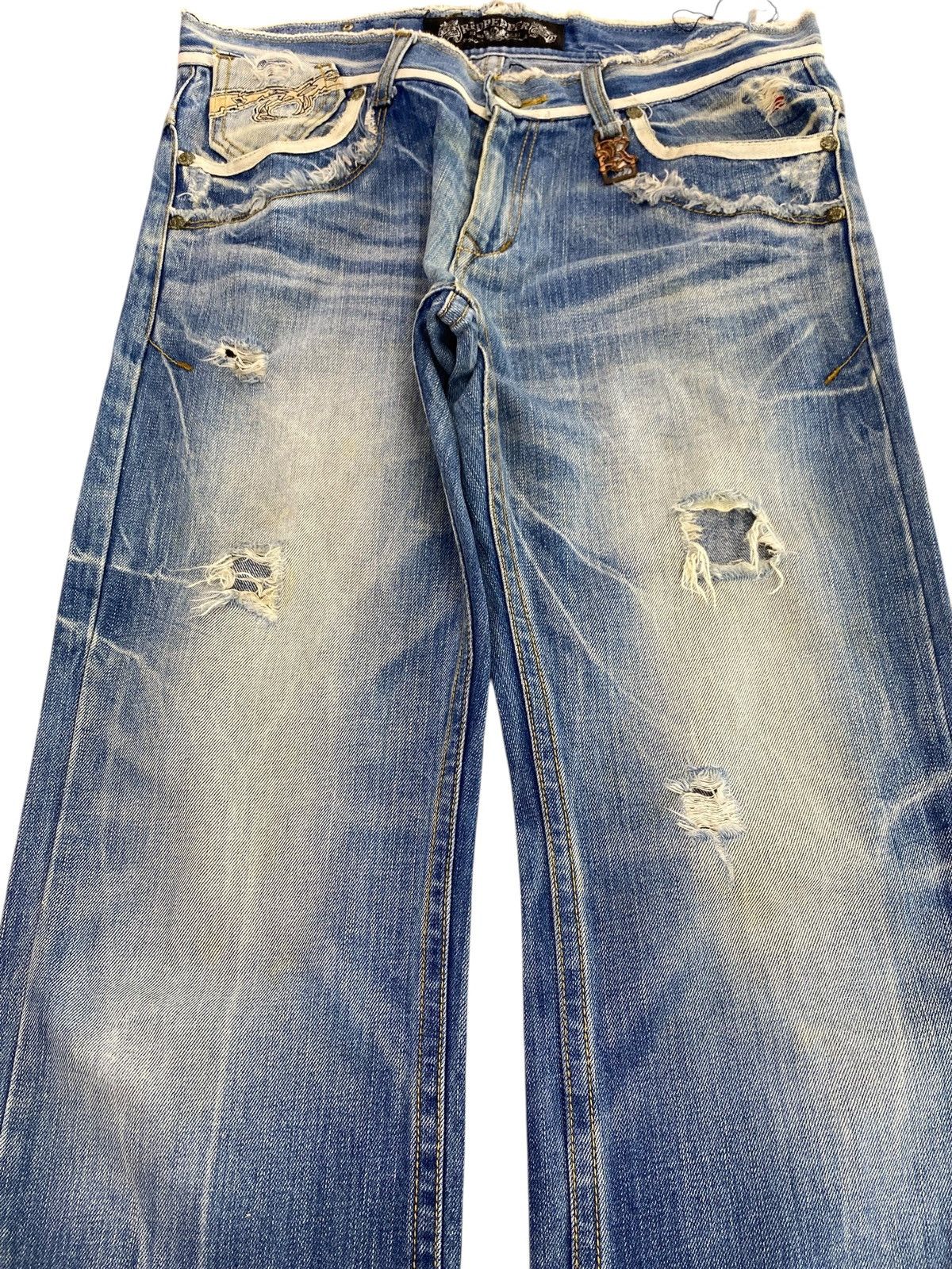 Japanese Brand Japanese Brand Redpepper Faded Wash Distressed Style Size US 35 - 8 Thumbnail