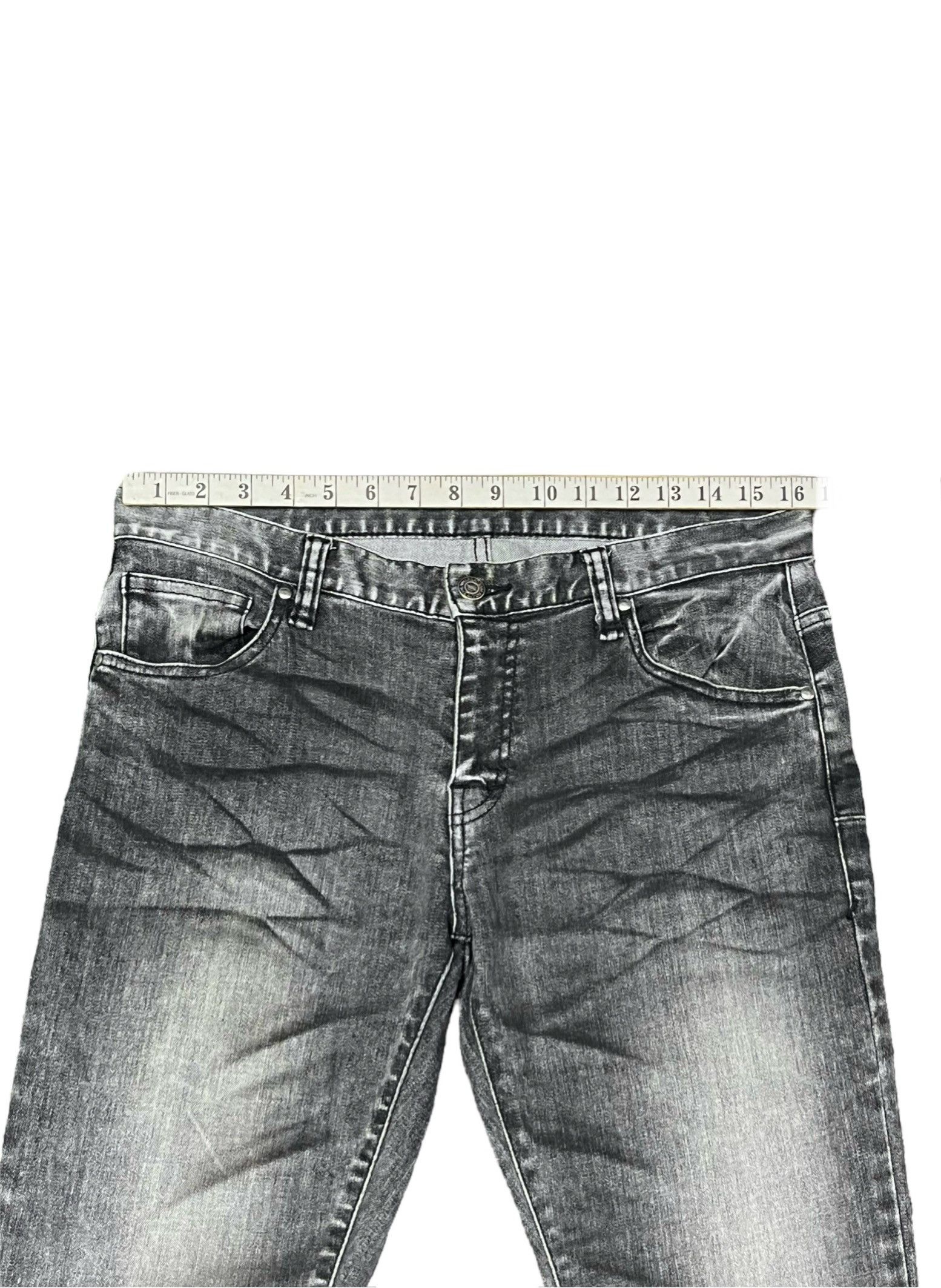 Fragment Design FYE 90’s TORNADO MART Refined Smokes Whiskers Stretch Denim Size US 32 / EU 48 - 12 Thumbnail