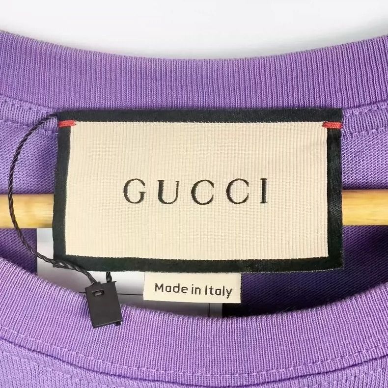 Gucci Gucci Purple cherry logo short sleeves 2502-Nextarrow Size US XS / EU 42 / 0 - 3 Thumbnail