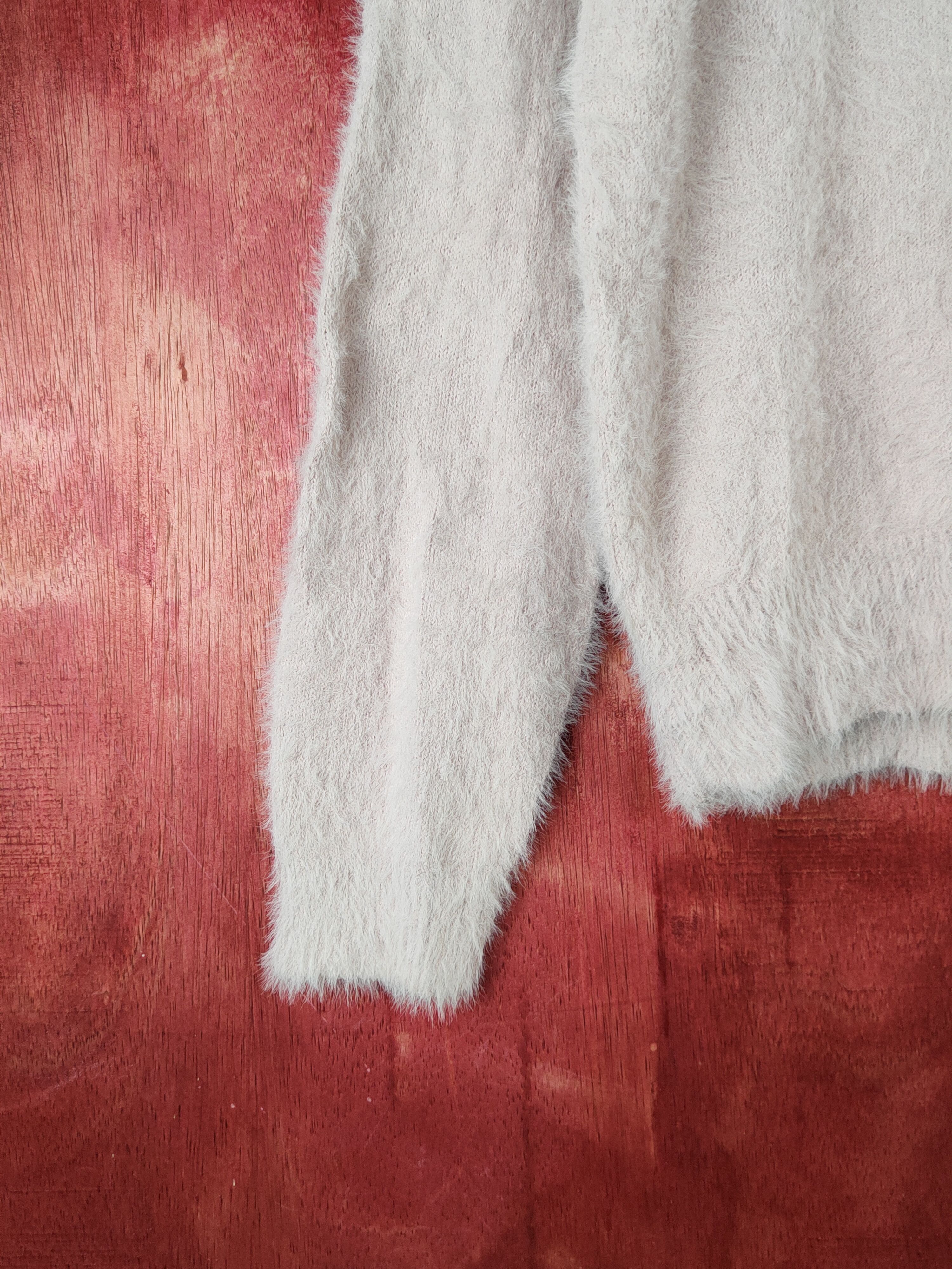 GU × Japanese Brand GU Light Purple Shag Shaggy Fur Mohair Knitwear #S1926 Size M / US 6-8 / IT 42-44 - 4 Thumbnail