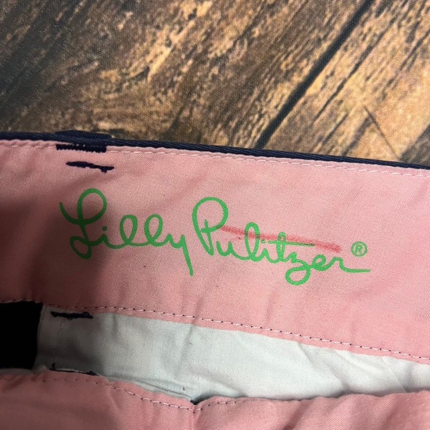 Lilly Pulitzer Lilly Pulitzer Women's Chino Barclay Shorts Blue Size 2 Size 26" / US 2 / IT 38 - 2 Thumbnail