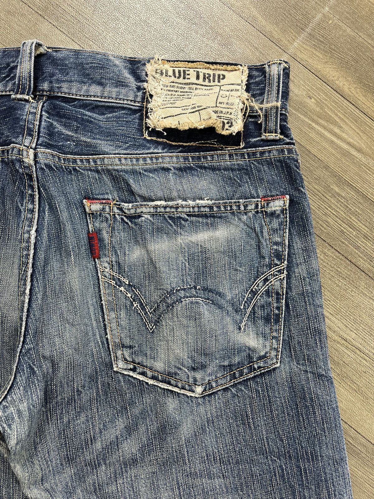 Hysteric Glamour Vintage Edwin 503 Distressed Faded Flared Jeans Lgb Style Size US 32 / EU 48 - 12 Thumbnail
