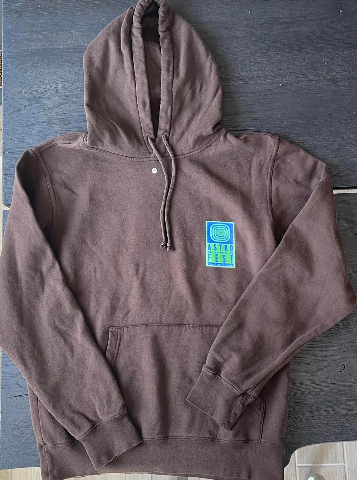 Travis Scott Travis Scott Astroworld 2021 Flame Guy Hoodie Brown Small Size US S / EU 44-46 / 1 - 1 Thumbnail