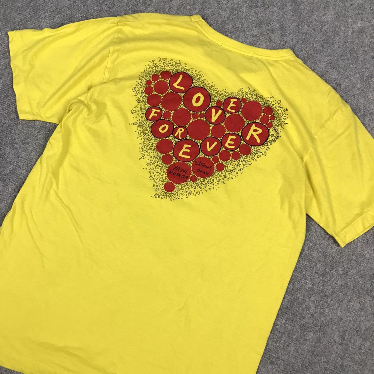 Japanese Brand × Satoshi Nakamoto × Yayoi Kusama YAYOI KUSAMA X SATOSHL OHNO FLOWER DESIGN TSHIRT Size US M / EU 48-50 / 2 - 5 Thumbnail