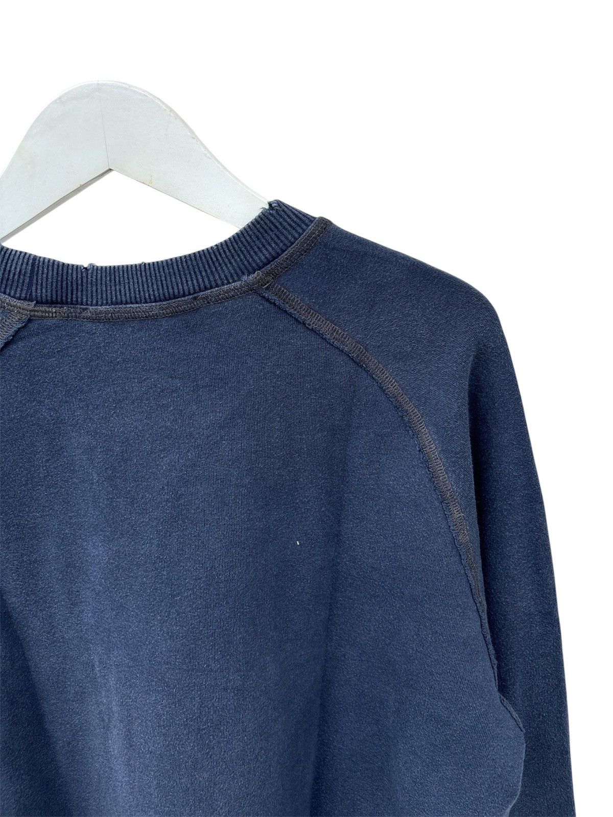 Balmain Post Decarnin Indigo Dyed Sweater Size US M / EU 48-50 / 2 - 6 Thumbnail