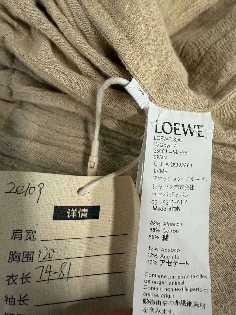 Loewe LOEWE Heavy-duty pleated blouse Size XS / US 0-2 / IT 36-38 - 2 Thumbnail