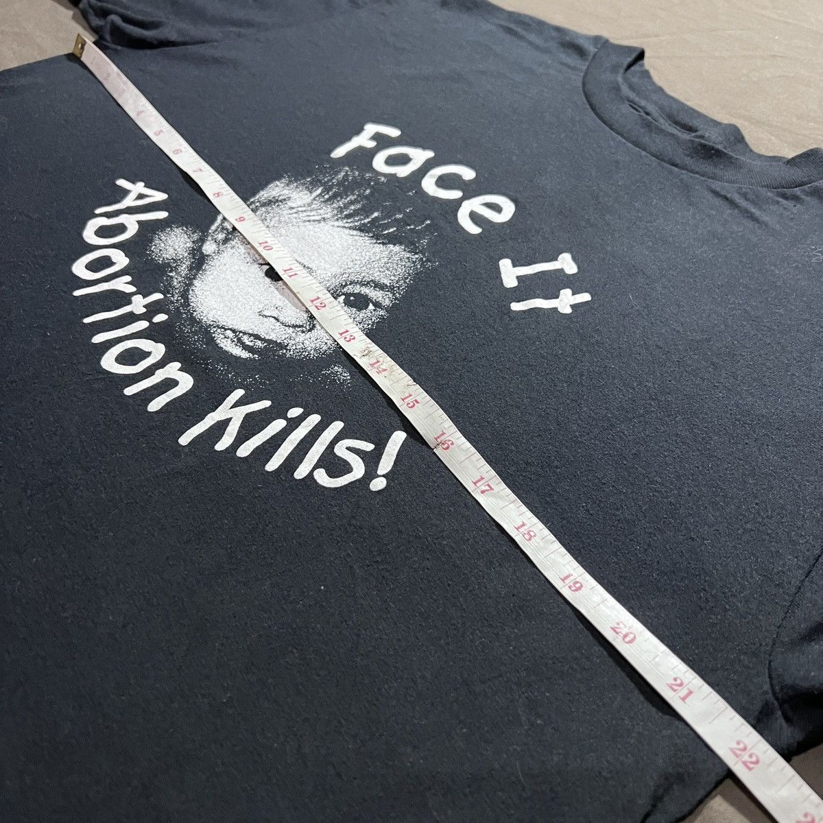 Vintage Vintage Y2K ABORTION KILLS Tee L Graphic Streetwear Violence Size US L / EU 52-54 / 3 - 6 Thumbnail