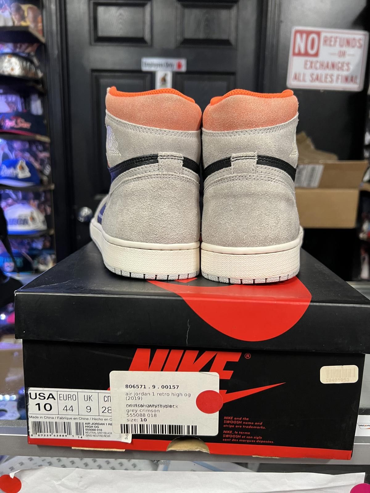 Nike 2019 Jordan High OG ‘Neutral Grey’ Size US 10 / EU 43 - 6 Thumbnail