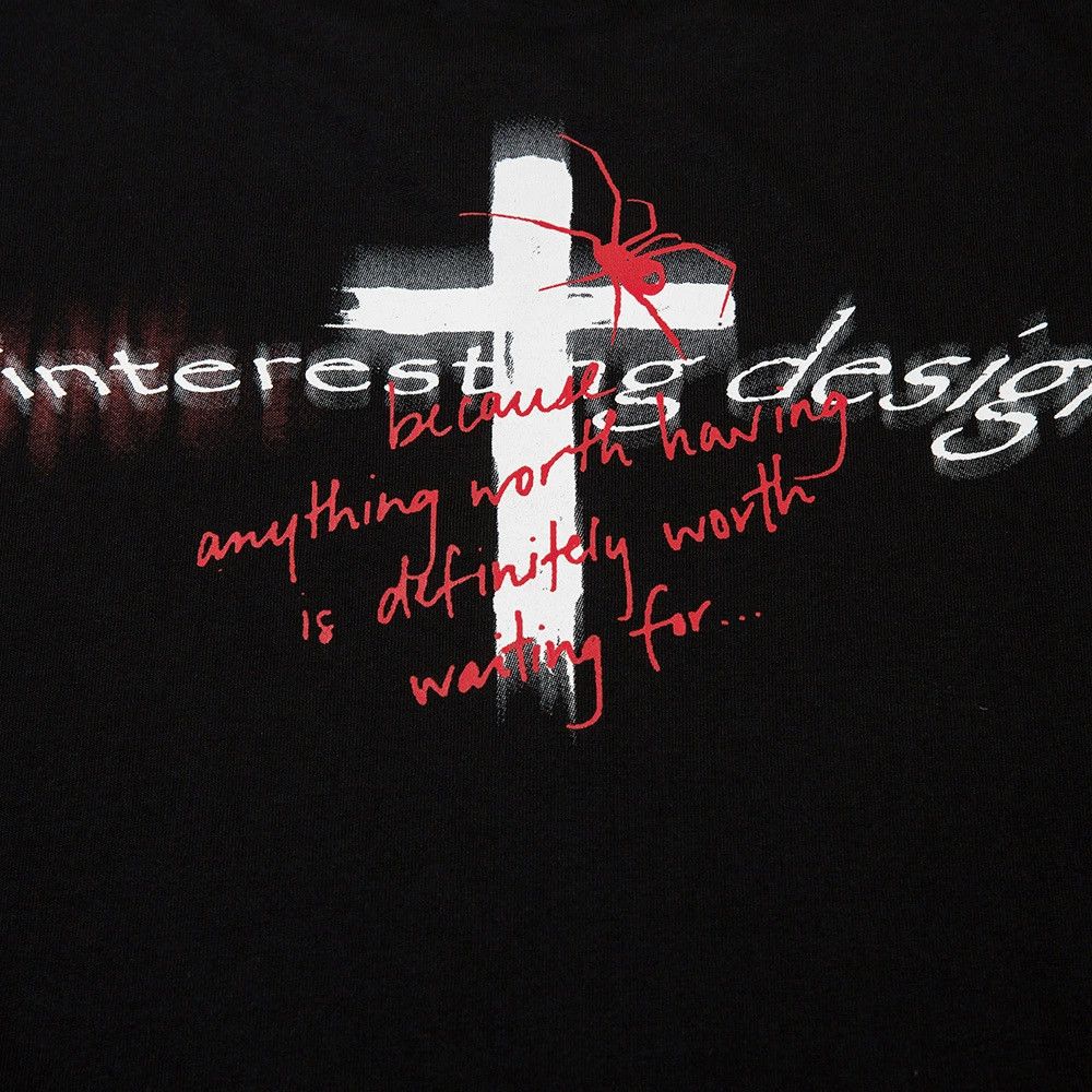 Vintage Men's casual retro washed cross loose necklace T-shirt Size US M / EU 48-50 / 2 - 4 Thumbnail
