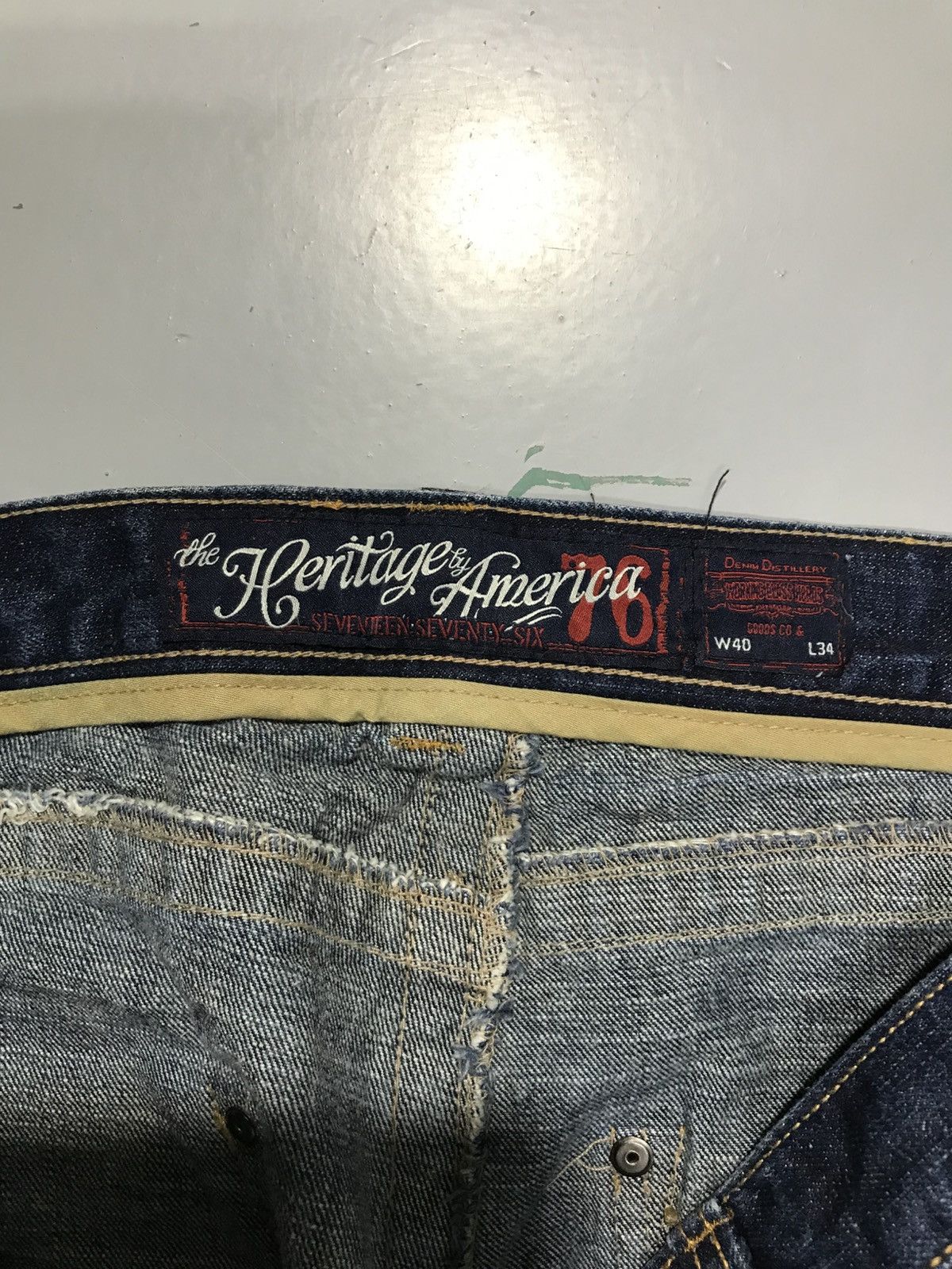 JNCO Vintage heritage america embroidered denim Size US 42 / EU 58 - 7 Thumbnail