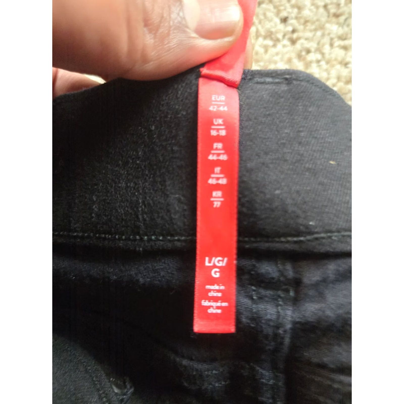Spanx Spanx Skinny Ankle Jeans Womens Large Black Stretch Denim Jeggings Pull On Slim 5-Pocket Logo Zipper Daywear Casual US Theme Mens? Ladies? Size 24" / US 00 / IT 34 - 4 Thumbnail
