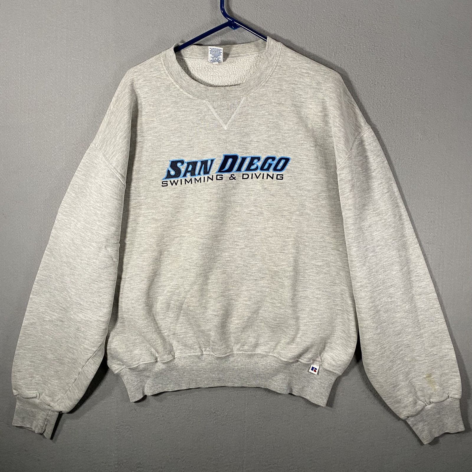 Russell Athletic Vtg San Diego Swimming Diving Pullover Russell Sweatshirt XL Size US XL / EU 56 / 4 - 1 Thumbnail