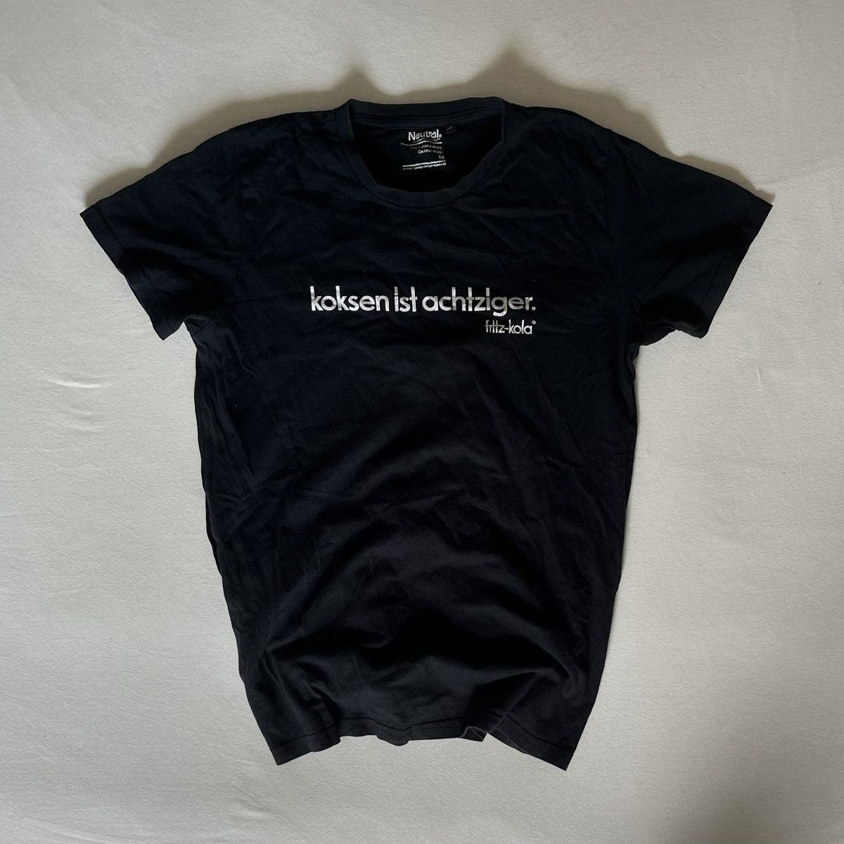 Other “Doing coke is 80s” vintage german t-shirt Size US M / EU 48-50 / 2 - 1 Thumbnail
