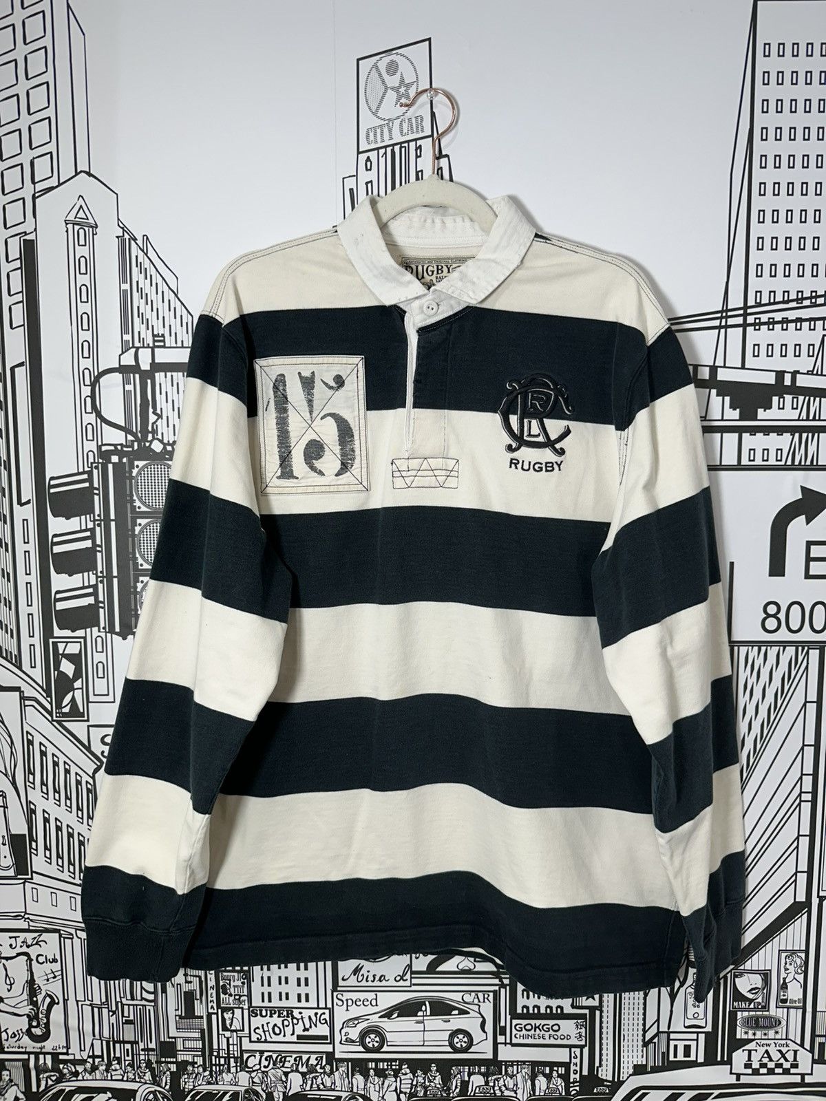 Rugby Ralph Lauren Rugby Ralph Lauren R.L.R.C Rugby White/Black XXL Size US XXL / EU 58 / 5 - 1 Thumbnail