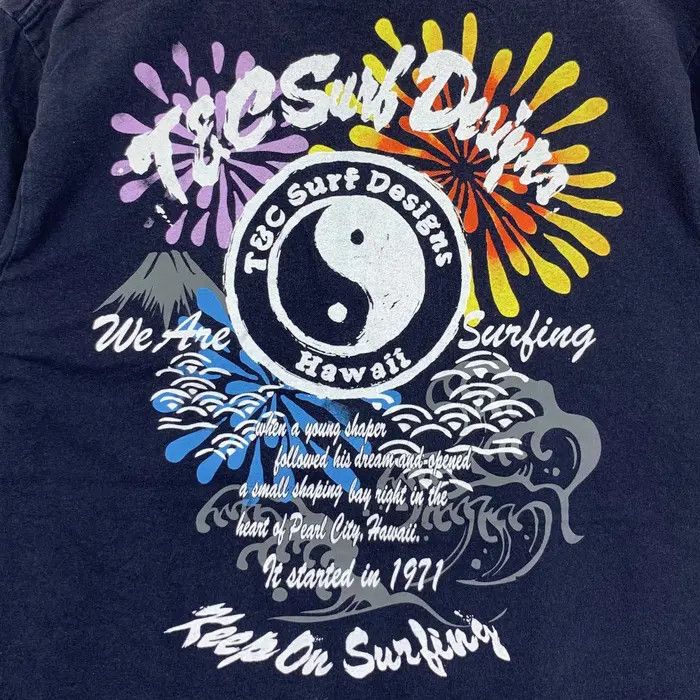 Vintage Vintage T&C SURF DESIGNS Town Country Fireworks Tee Shirt Size M / US 6-8 / IT 42-44 - 7 Thumbnail