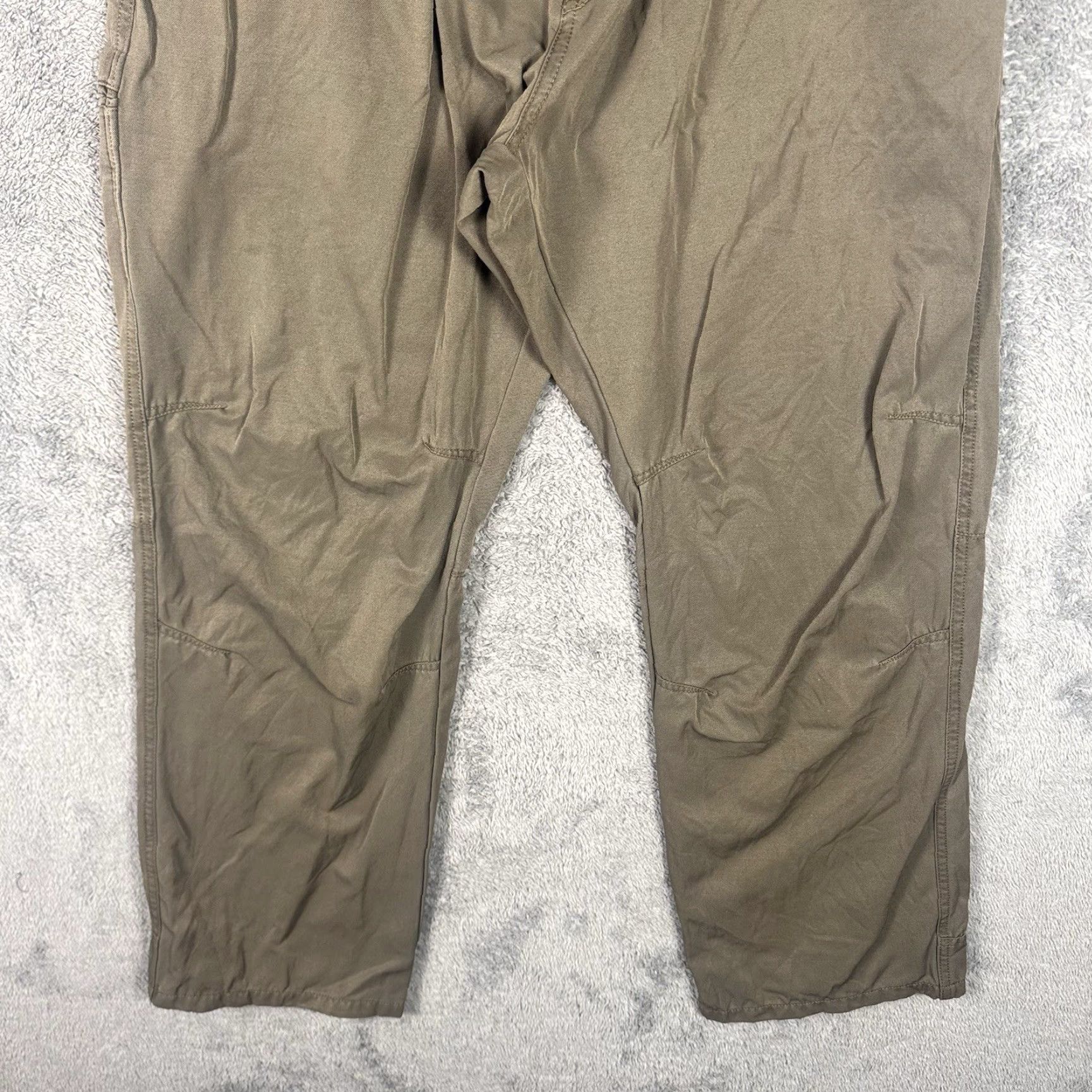 Vintage Kuhl Revolvr Mens Pants 40x30 Vintage Patina Dye Hiking Gusseted Outdoor Brown Denim Chino Straight 40 In Inseam 30 Size US 40 / EU 56 - 3 Thumbnail