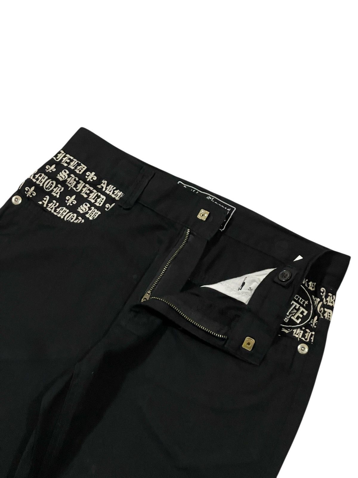 14th Addiction Y2k Japan Stage Mischivous Skull Graphic Gothic Text Pants Size US 29 - 9 Thumbnail