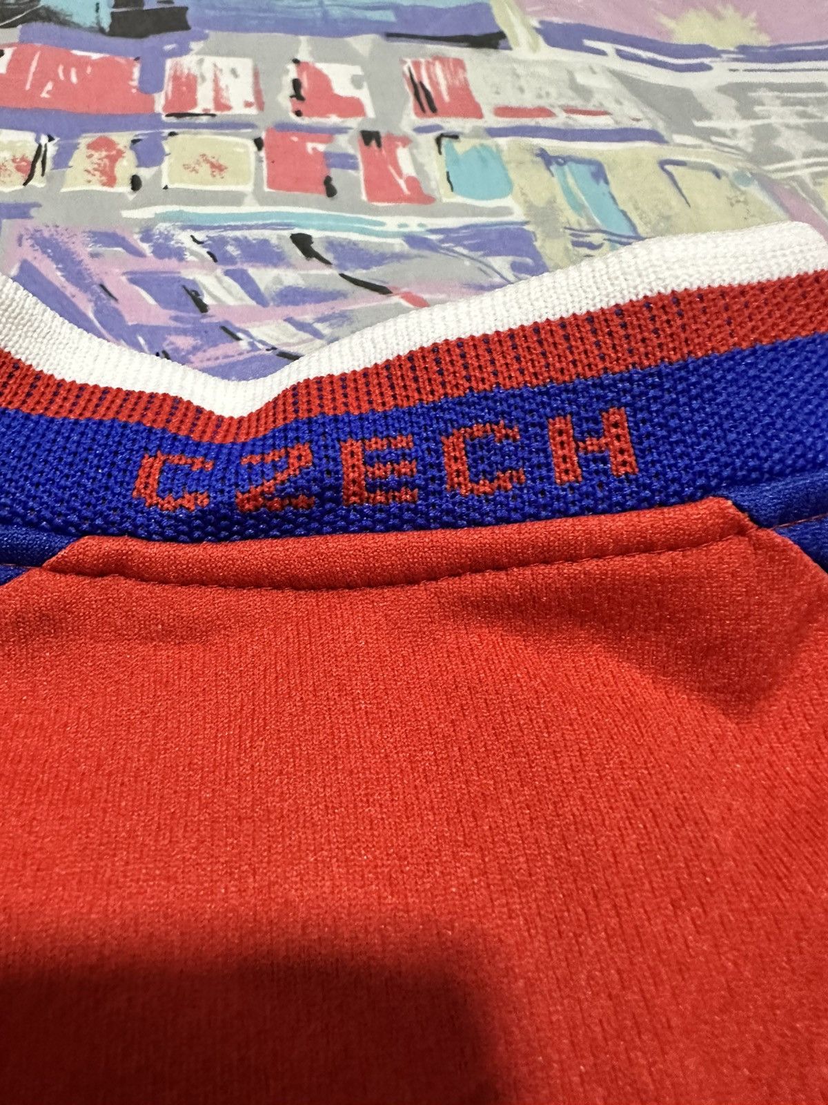 Vintage Vtg Czech Republic 2000-2002 home jersey Size US XL / EU 56 / 4 - 5 Thumbnail