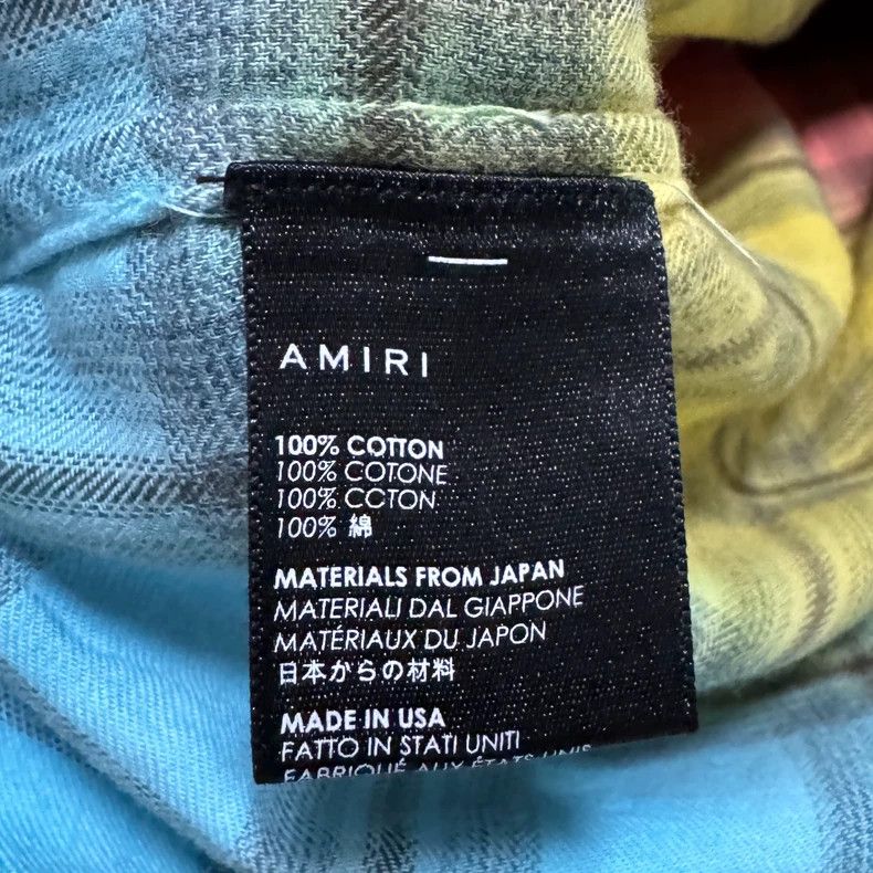 Amiri Amiri 18ss rainbow shirt Size US XS / EU 42 / 0 - 6 Thumbnail