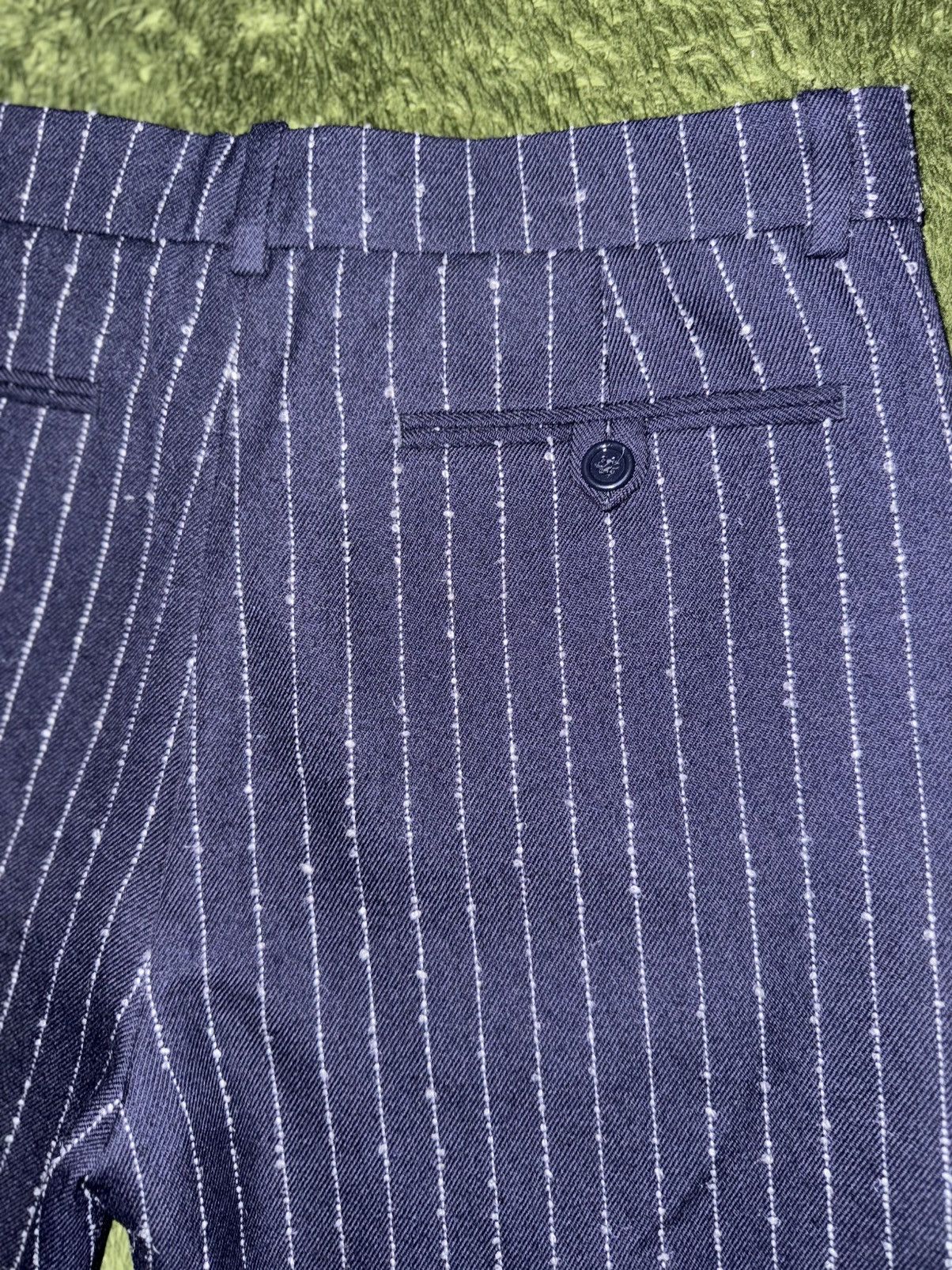 Acne Studios [36] ACNE STUDIOS Dot Stripe detail Trousers navy Size US 34 / EU 50 - 11 Thumbnail