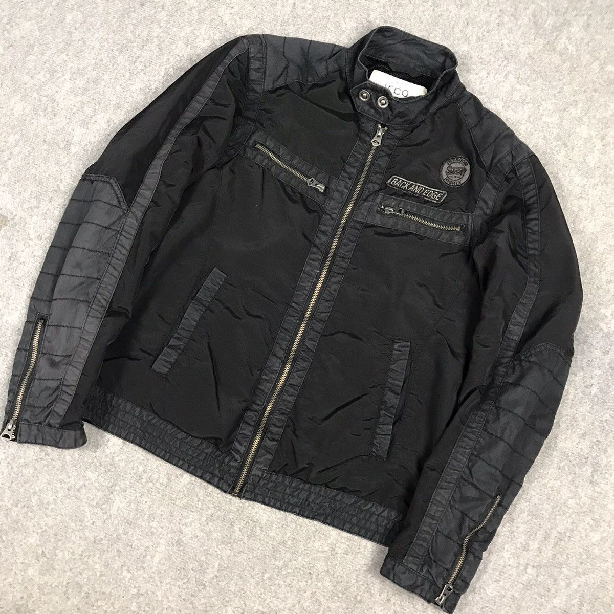 Japanese Brand × Vintage IKCA BLACK BIKER STYLE PUNK JAPAN JACKET Size US M / EU 48-50 / 2 - 4 Thumbnail