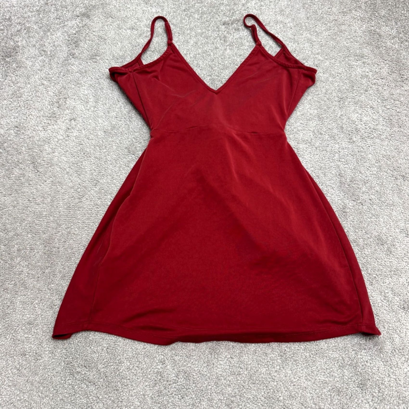 Twisted X Tobi Mini Dress Womens Small Red Twisted Front A-Line Spaghetti Strap V-Neck Size S / US 4 / IT 40 - 2 Thumbnail
