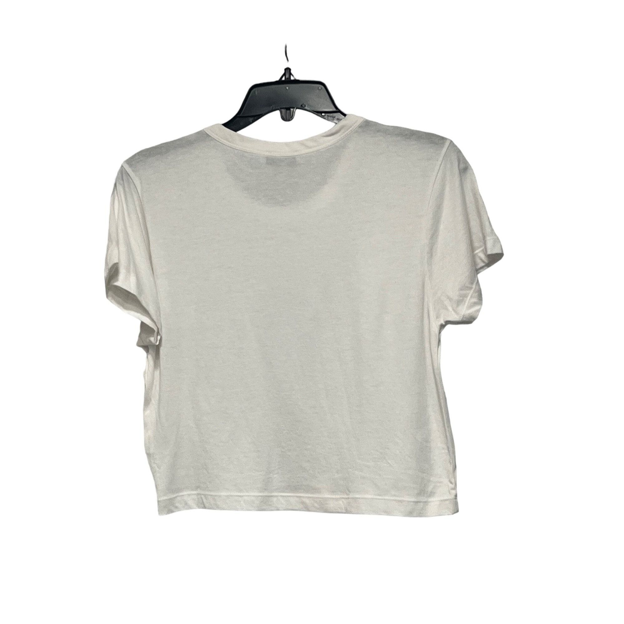 WeWoreWhat We Wore What Crew Neck Cropped White Tee, XL Size XL / US 12-14 / IT 48-50 - 9 Thumbnail