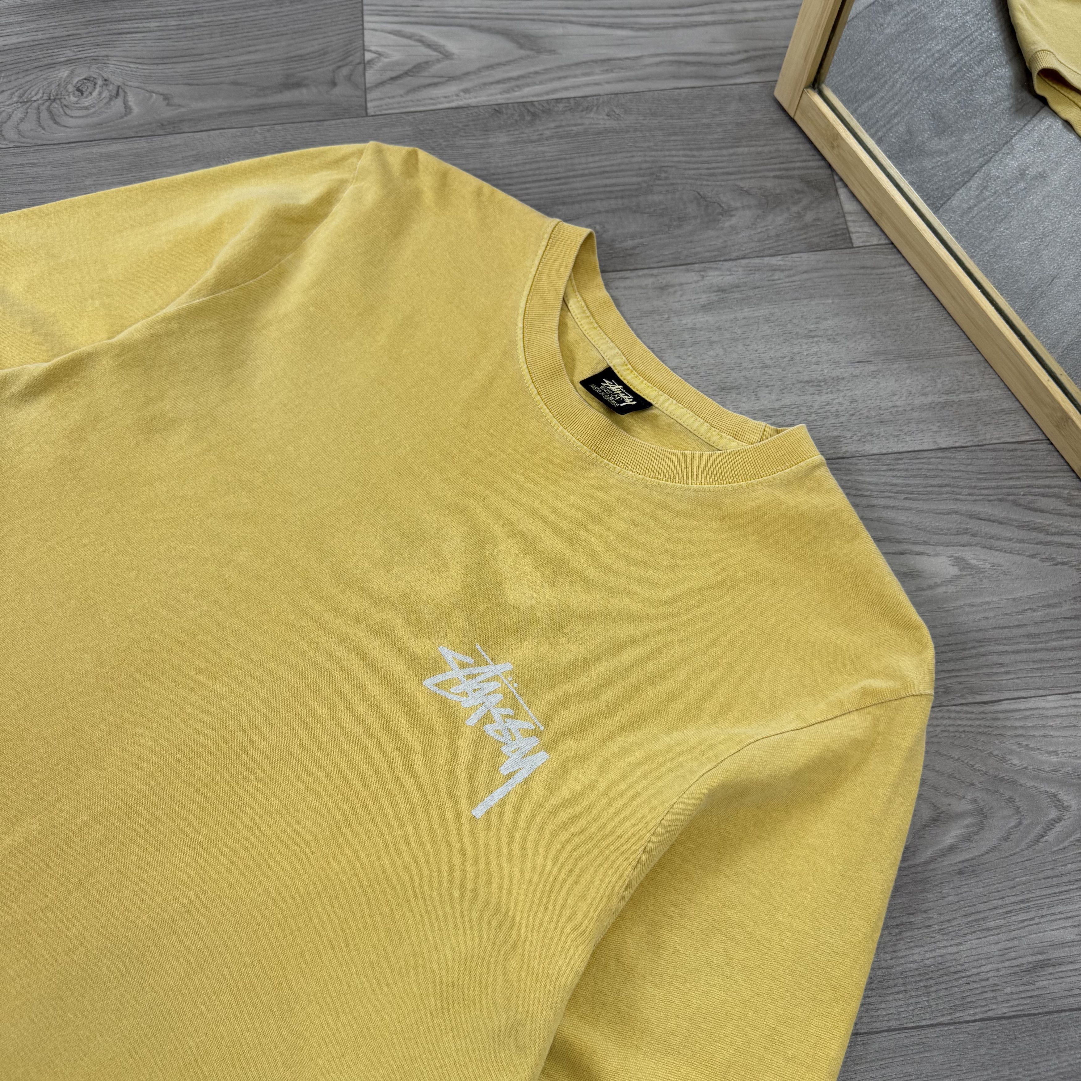 Stussy Stussy Spring Weeds Graphic Pigment Dyed Long Sleeve Tee Size US M / EU 48-50 / 2 - 11 Thumbnail